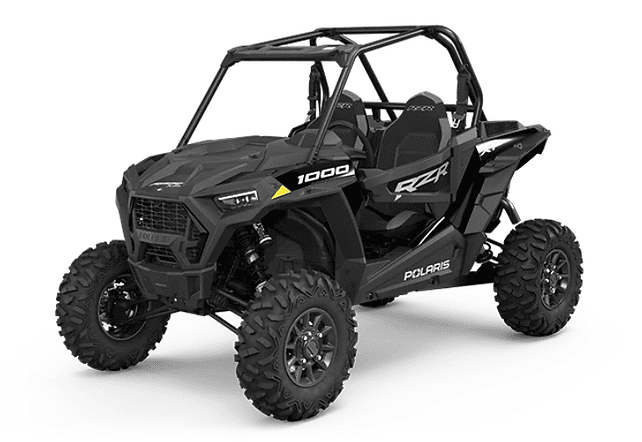 Two-seat off-road UTV side-by-side for rugged trail rentals