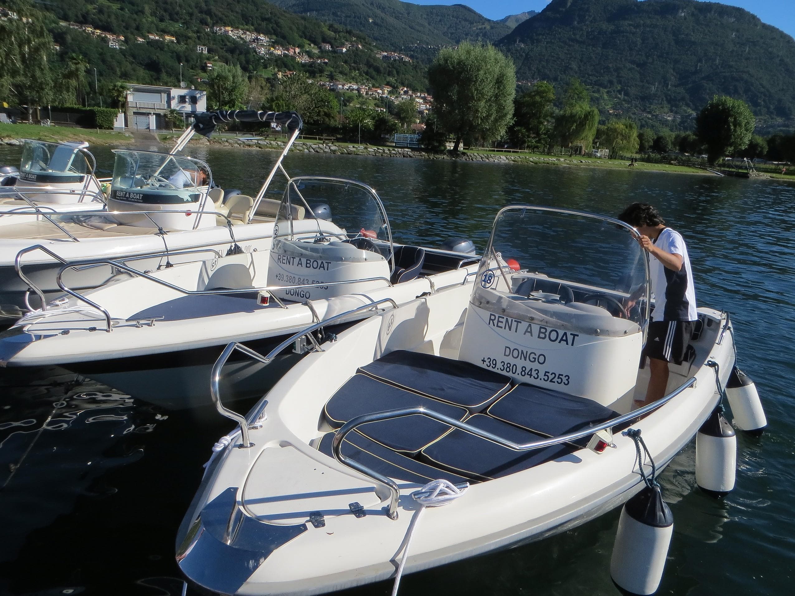 Yamarin Motorboat Adventures with Newton Rent a Boat in Dongo