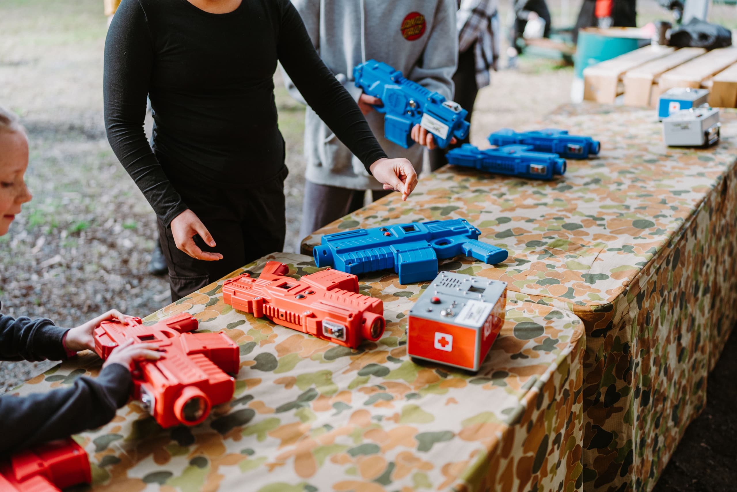 Mobile Laser Tag Fun with Battlezone Playlive in Salt Ash