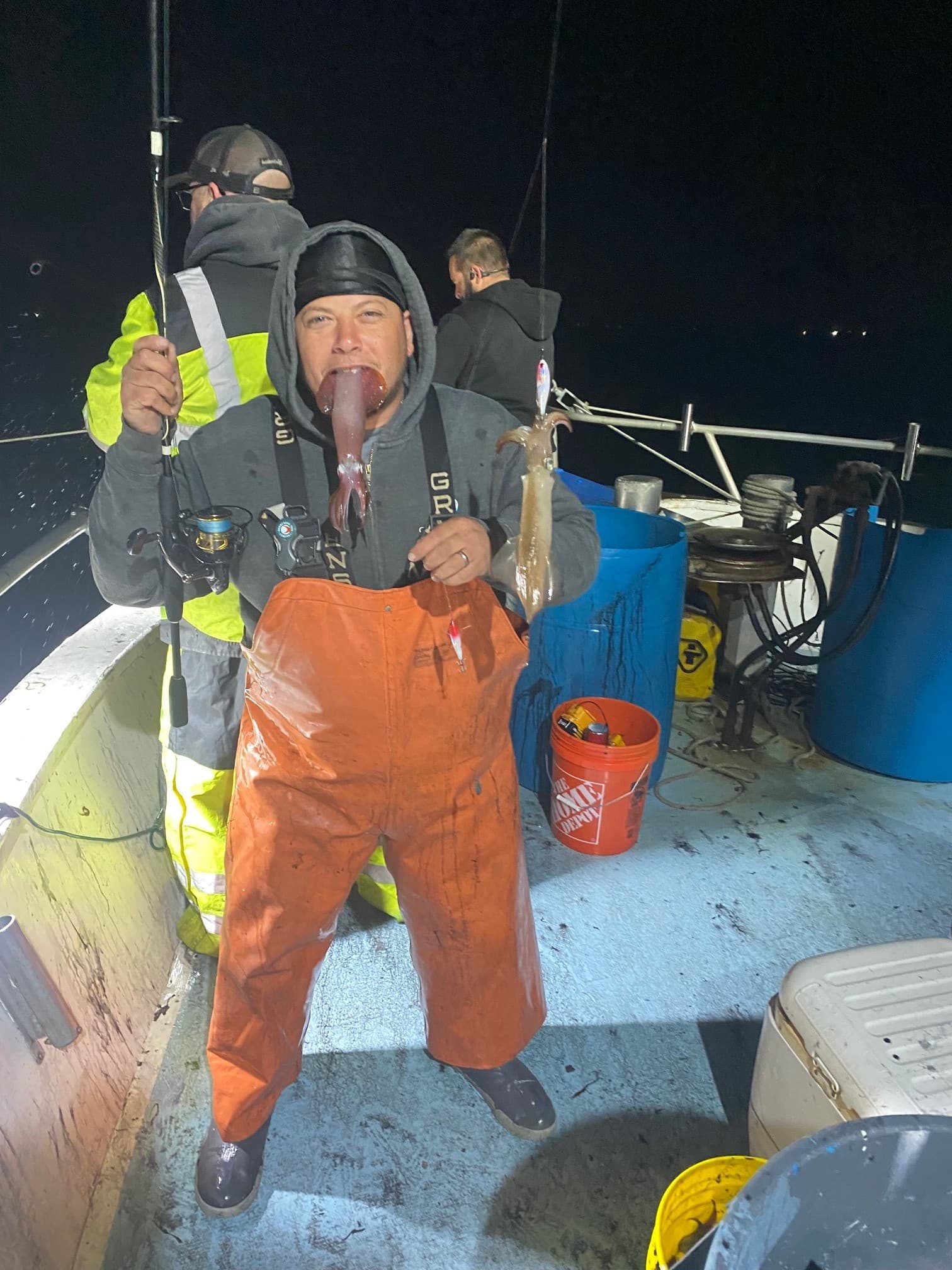 Squid Fishing Off Little Compton: 6-Hour Family-Friendly Charter for Squid, Bass & Bluefish photo 1