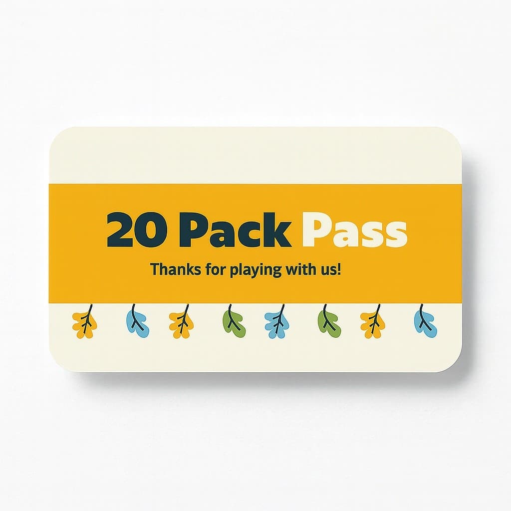 20 Pack Pass — Flexible Play Sessions at Lake Hopatcong Family Play Center