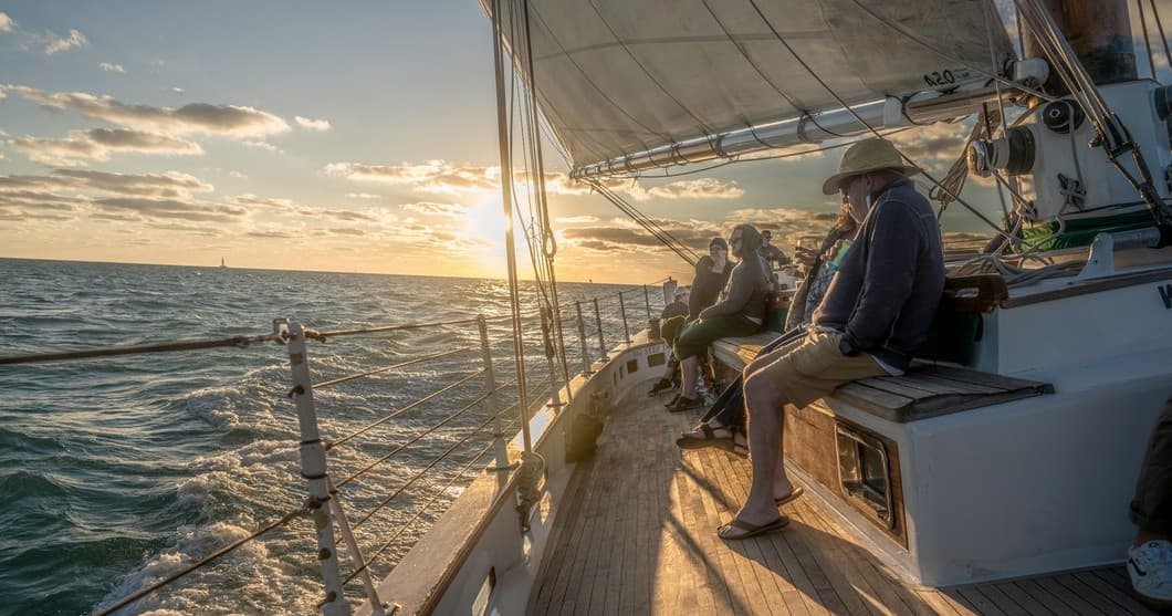 Sip Champagne on a New Year’s Eve Sunset Sail in Key West Aboard Schooner America 2.0