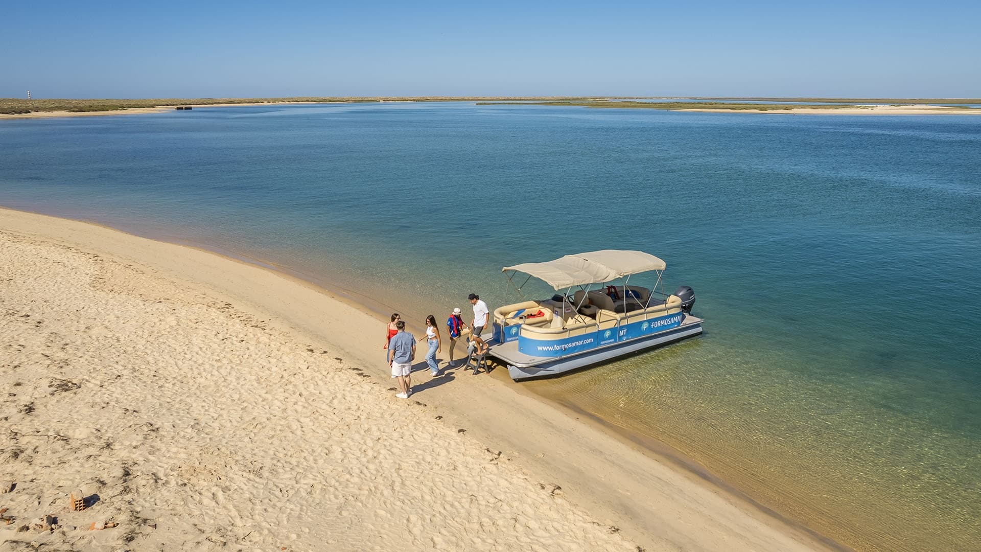 Ria Formosa Boat Tour to Farol and Deserta Islands – Faro Small-Group Catamaran