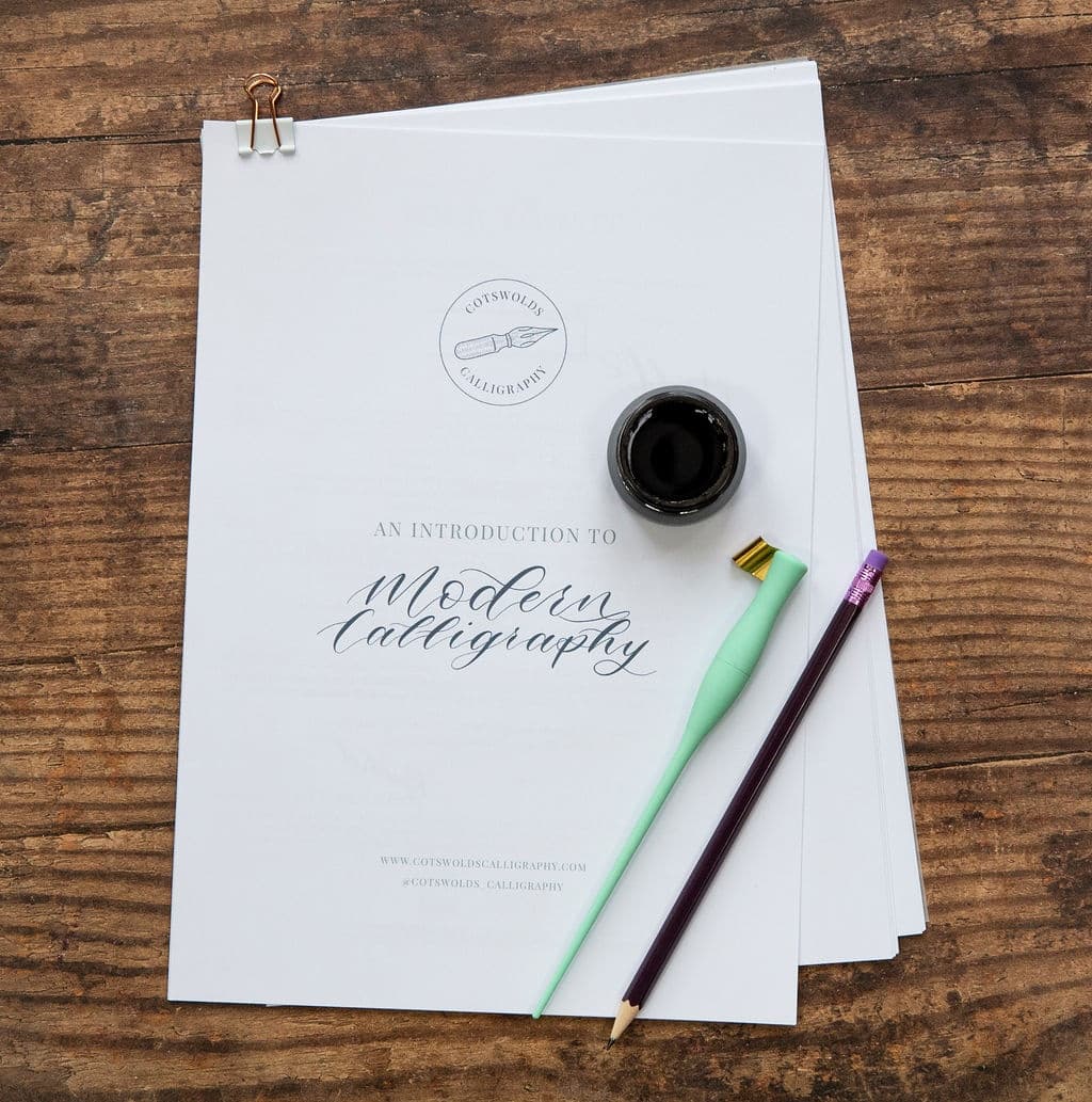 Modern Calligraphy Workshop in Broadway — Learn Dip Pen Lettering with Cotswolds Calligraphy