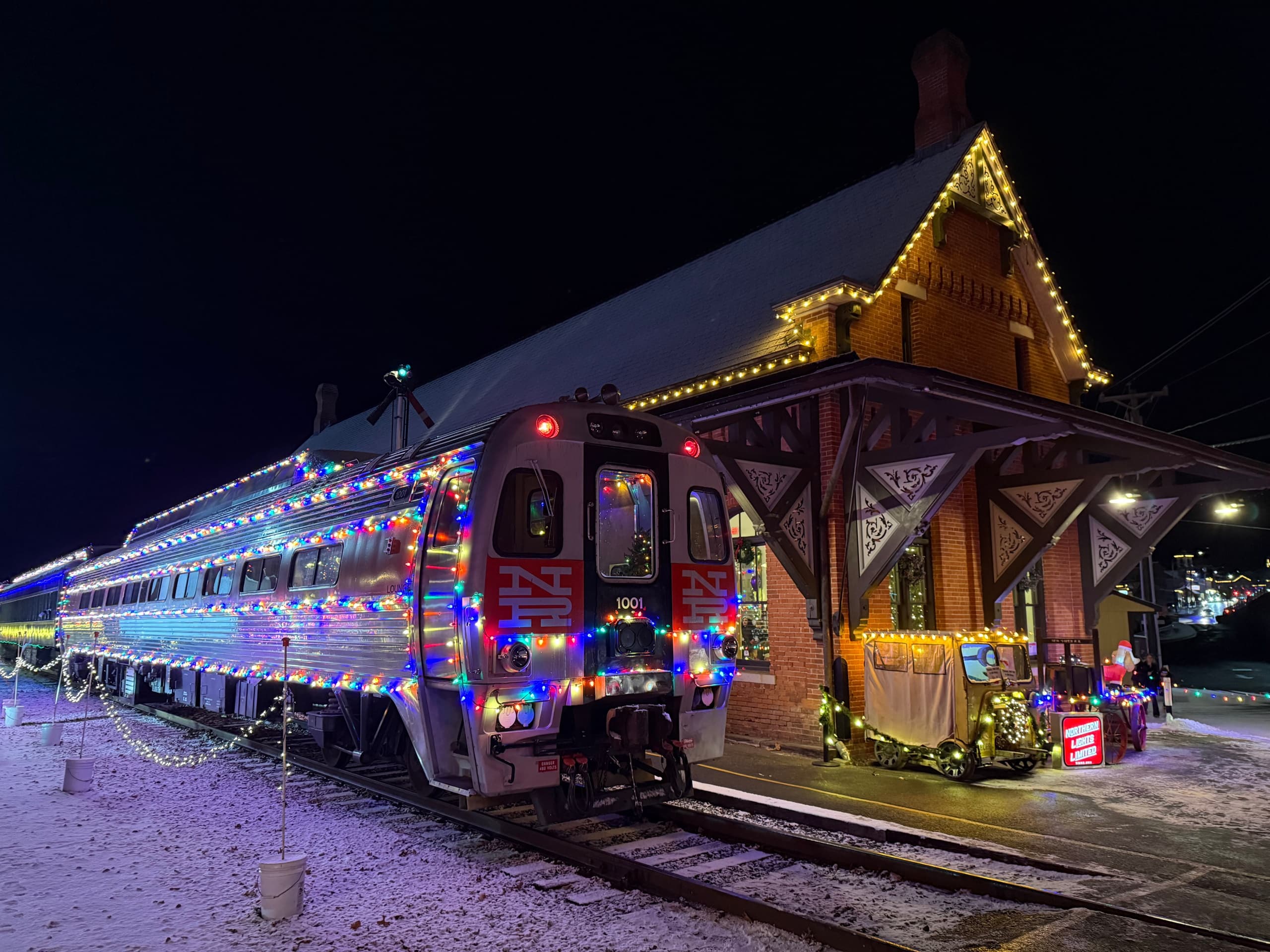 Holiday Train Ride & Santa Visit at Northern Lights Limited