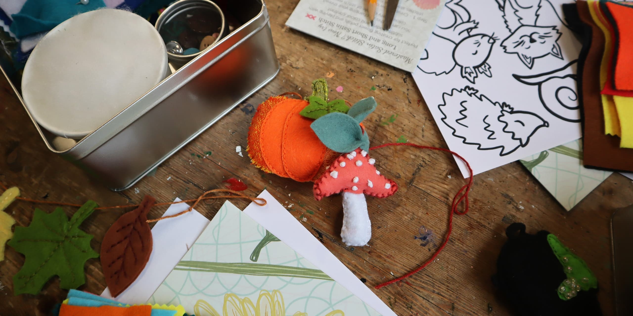 Seasonal Felt Workshop and Cream Tea at The Greenery @ Debbie Bryan in Nottingham photo 4