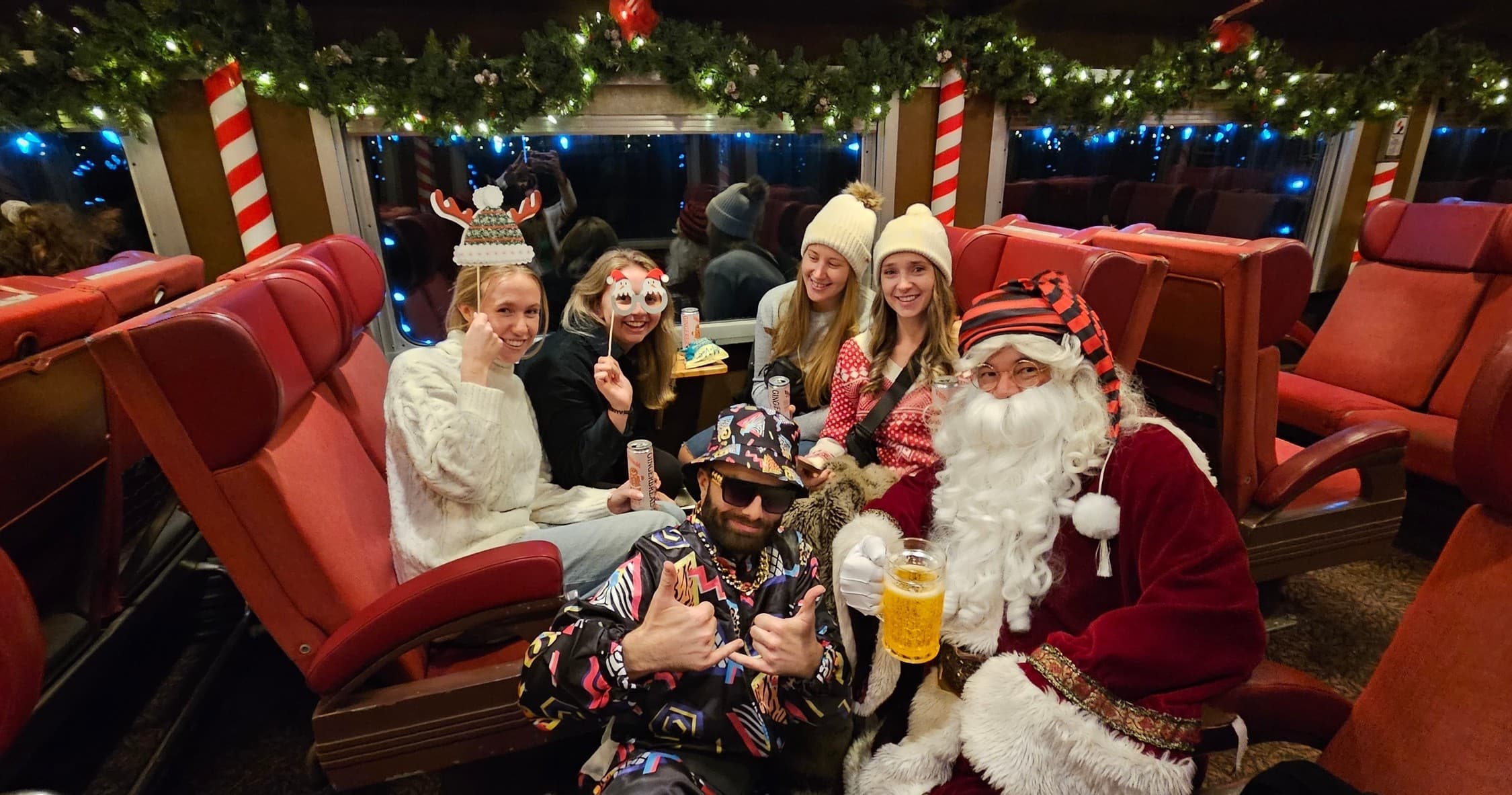 Santa’s Nightcap Holiday Train Adventure with Waterloo Central Railway