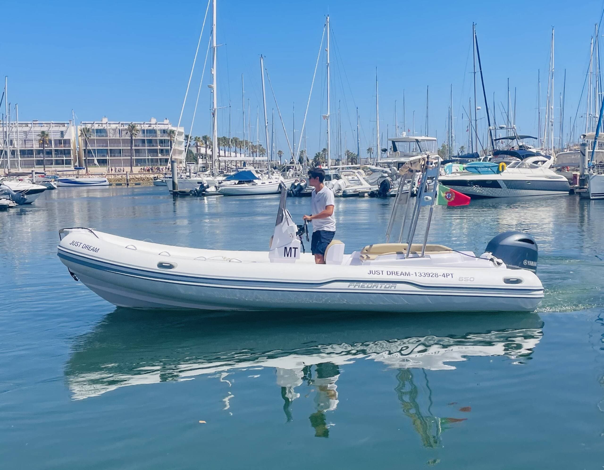 Captain Your Own Algarve Escape: Italboats 650 Predator Self-Drive in Lagos