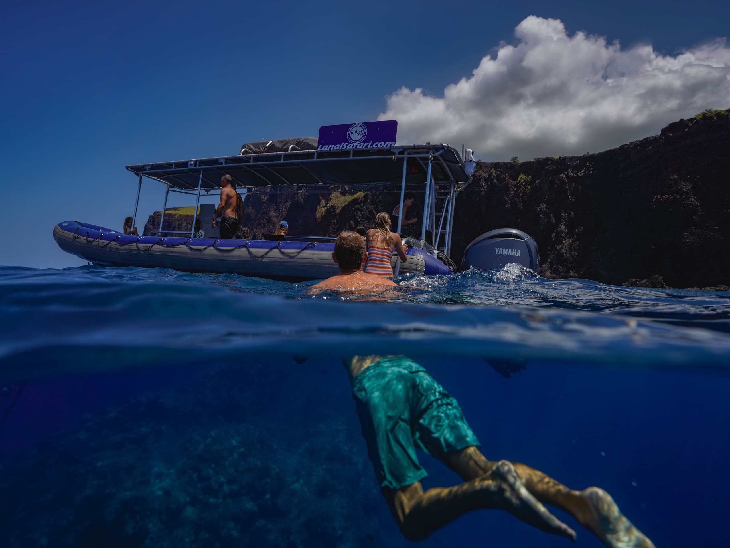 Private Lanai Snorkel Safari: Private Charter from Lahaina to Pristine Reefs