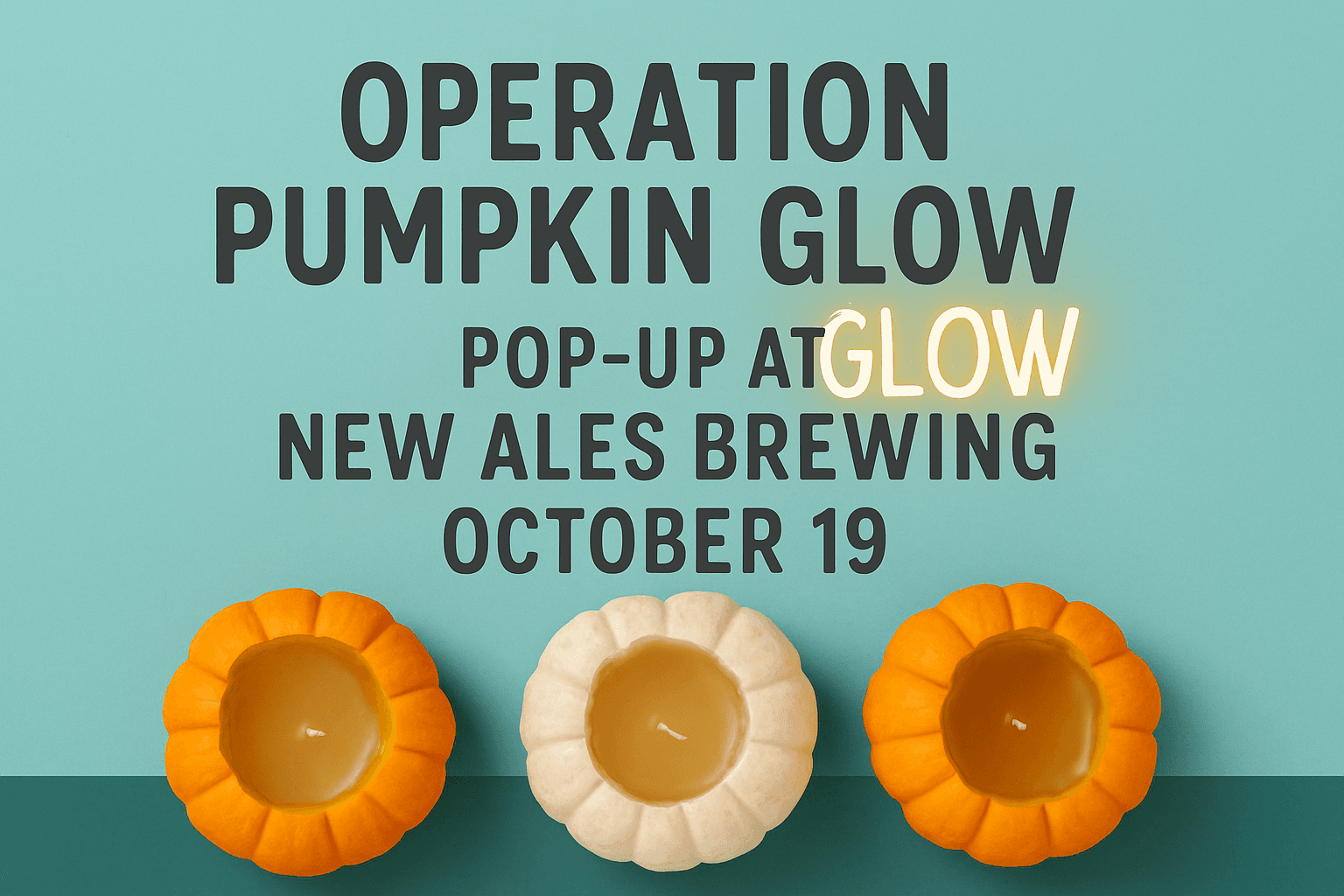 Create Your Own Pumpkin Glow Candle at New Ales Brewery in Hamilton, Ohio