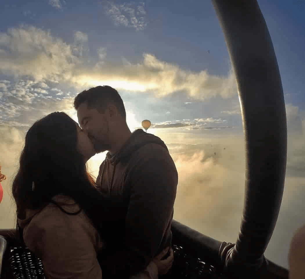 Romantic Private Hot Air Balloon Flight Over Teotihuacán Valley with Proposal Surprise