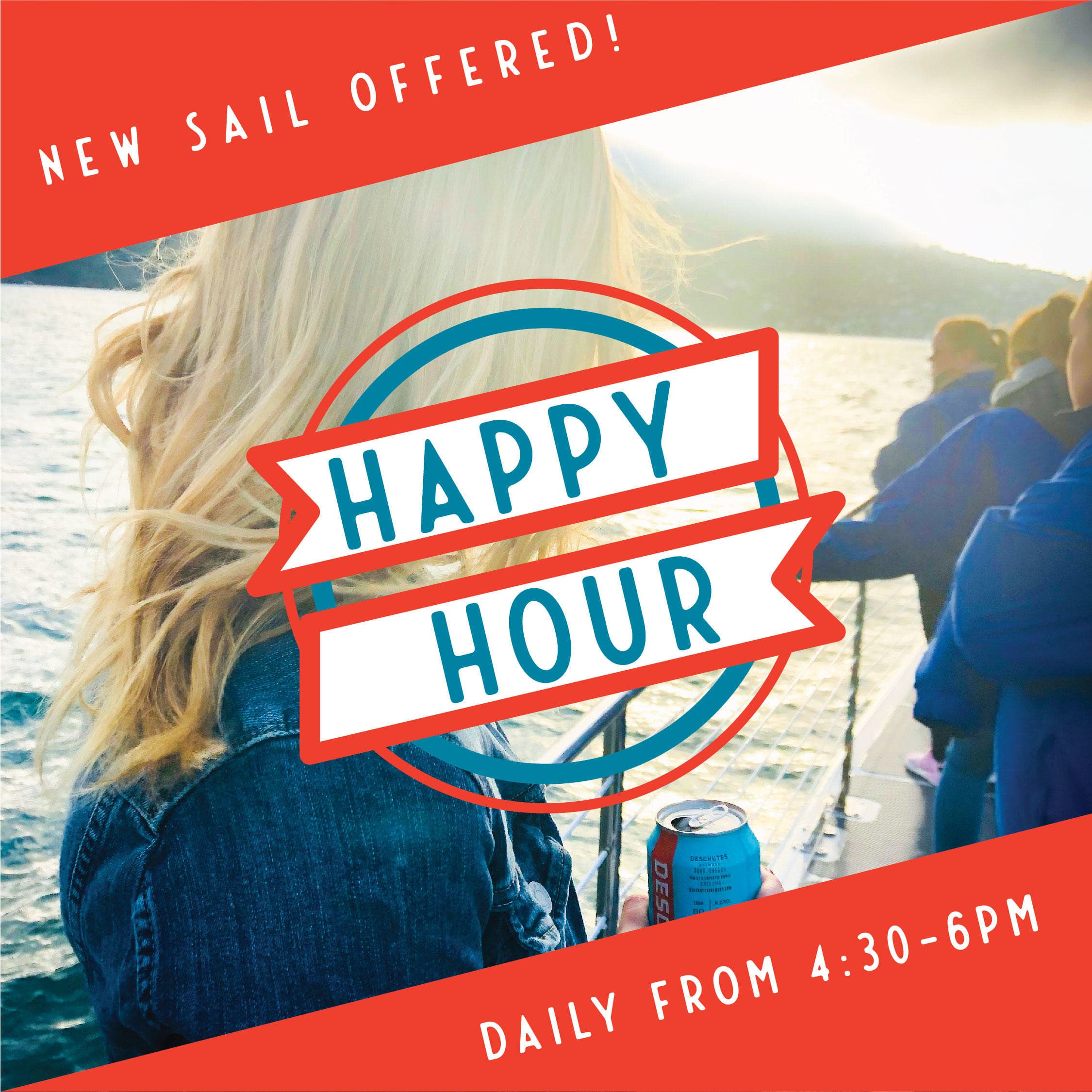 Happy Hour Sailing in San Francisco Bay