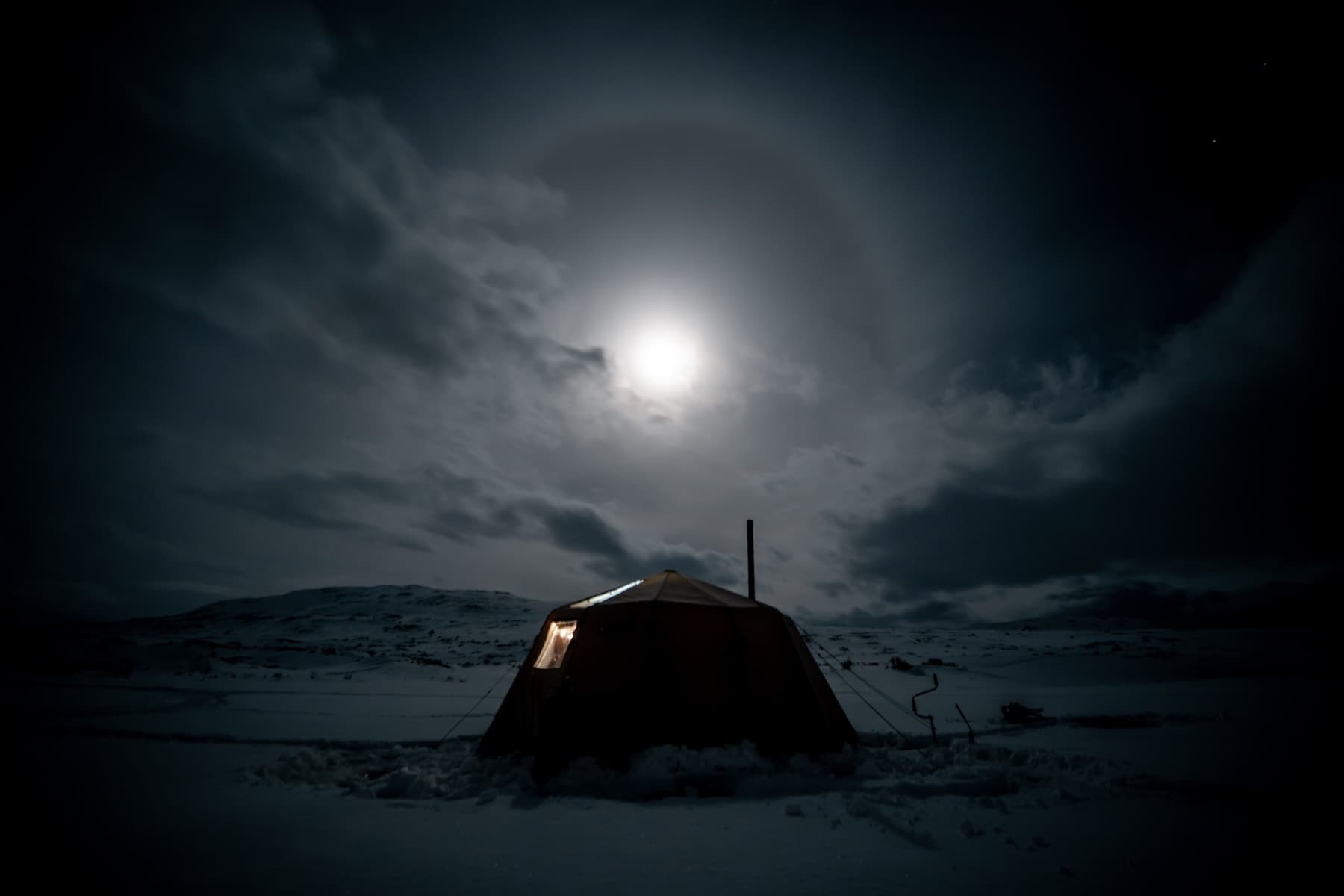 Private Arctic River Glamping near Kiruna: Heated Tents & Northern Lights photo 1