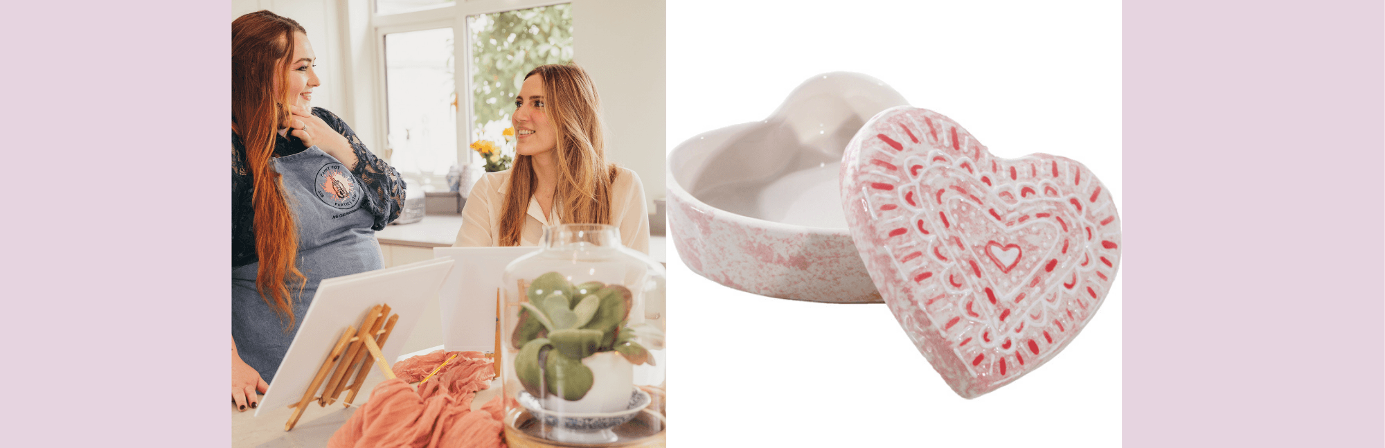 Paint, Sip & Graze: Ceramic Heart Workshop at Broadway Wine Co., Leckhampton