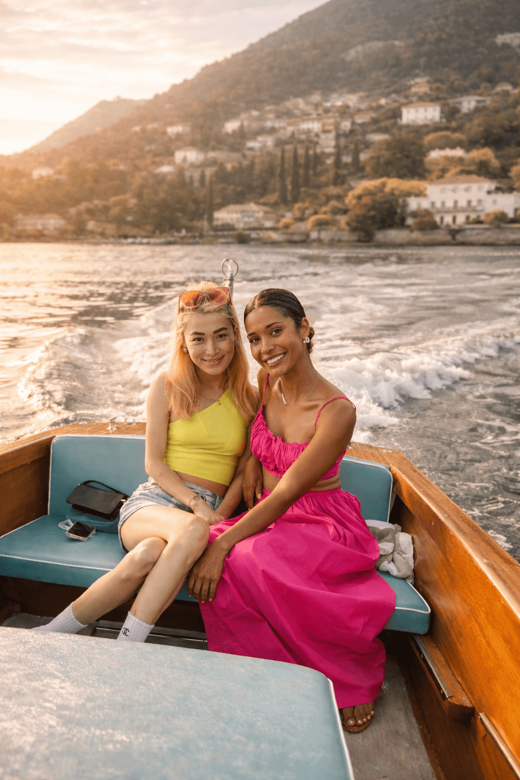Endless Golden Summer: Private Lake Como Villa Cruise from Como