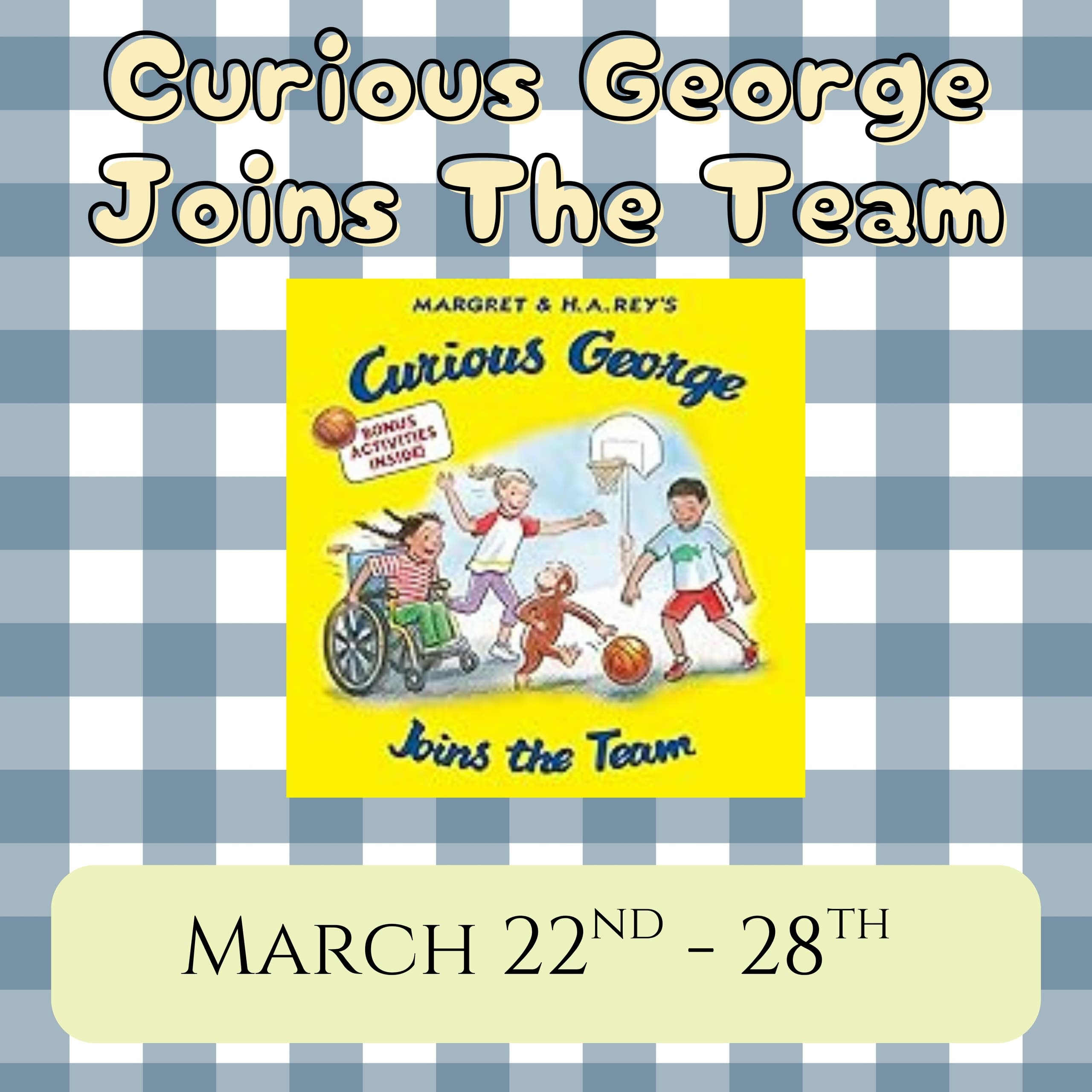 Curious George Joins the Team: March Madness Storytime & Play in Altoona photo 1