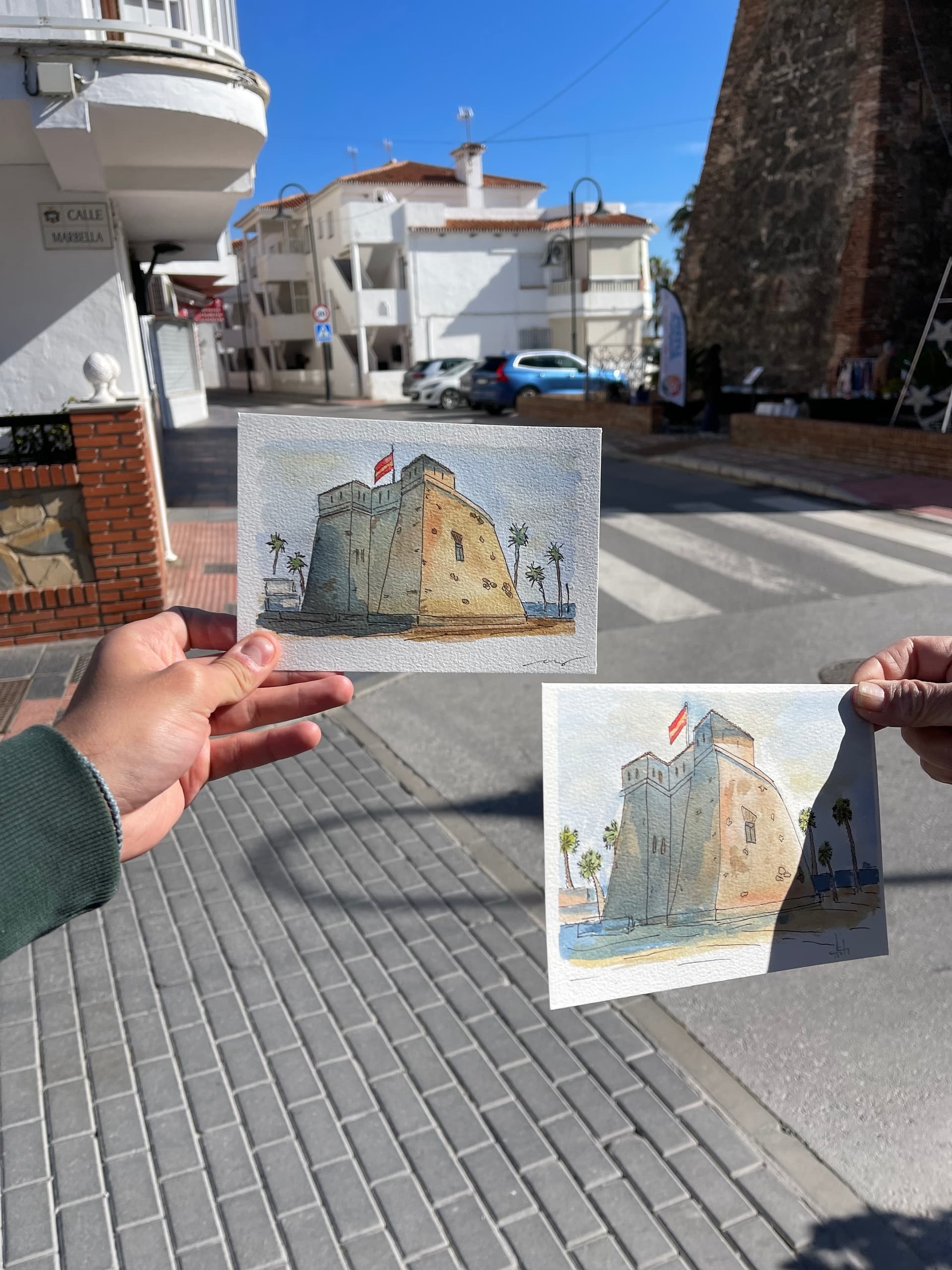 Watercolor Sketch Tour in La Cala de Mijas — Costa del Sol Art Walk photo 2