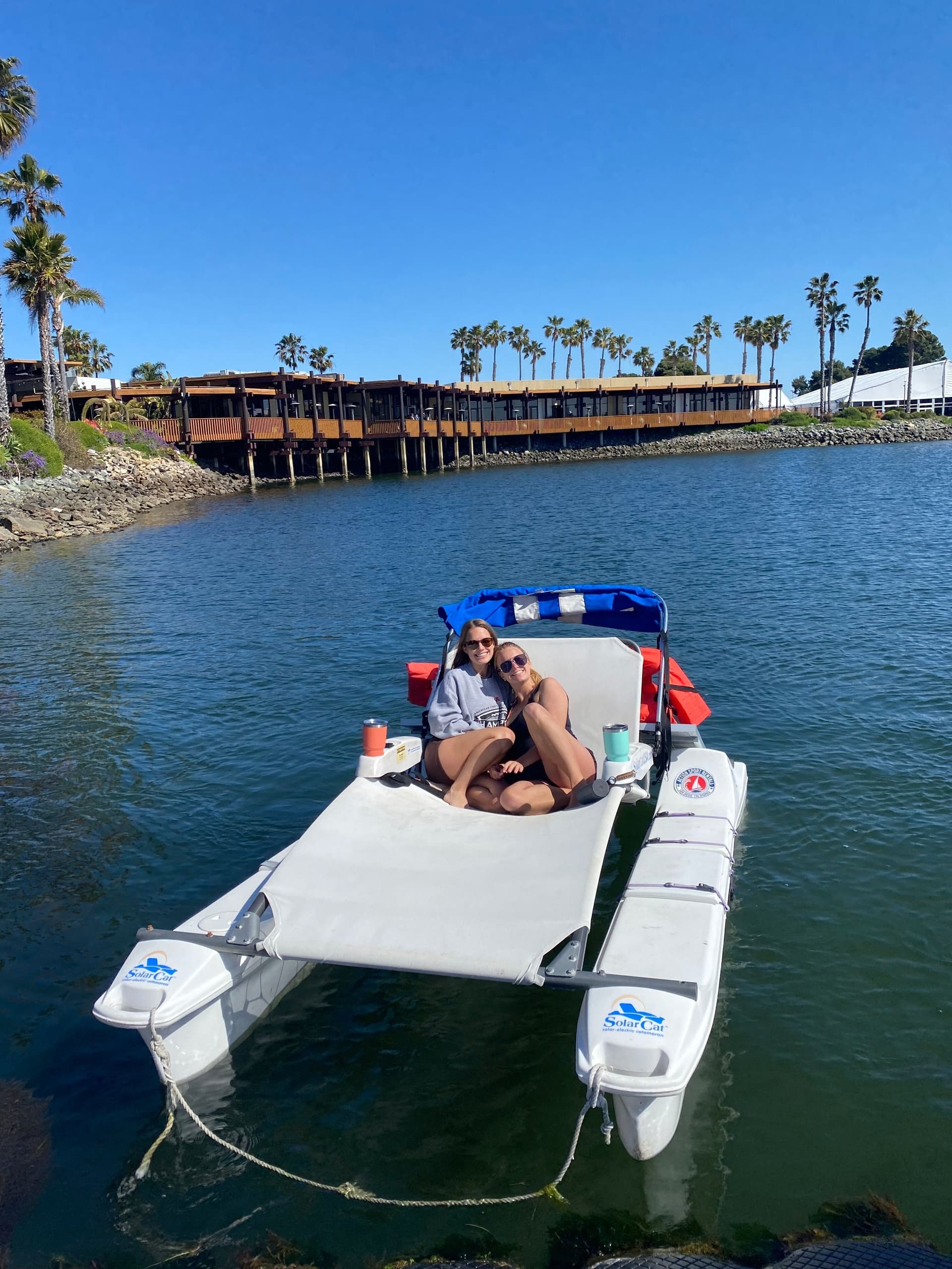 Relax Aboard the FunCat Electric Catamaran in San Diego Bay