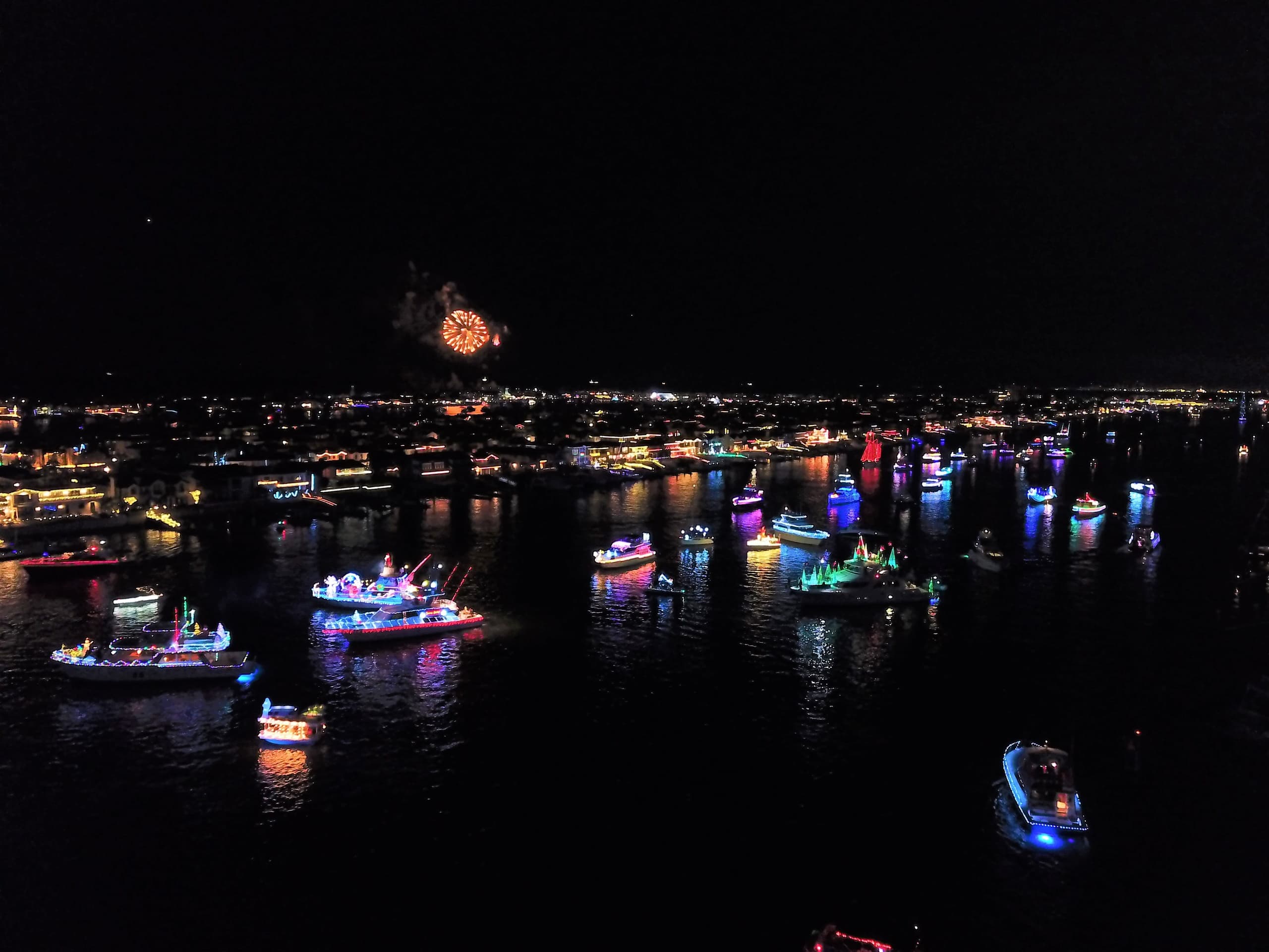 Experience Newport Beach's Iconic Christmas Boat Parade Aboard a 12-Person Avalon Pontoon