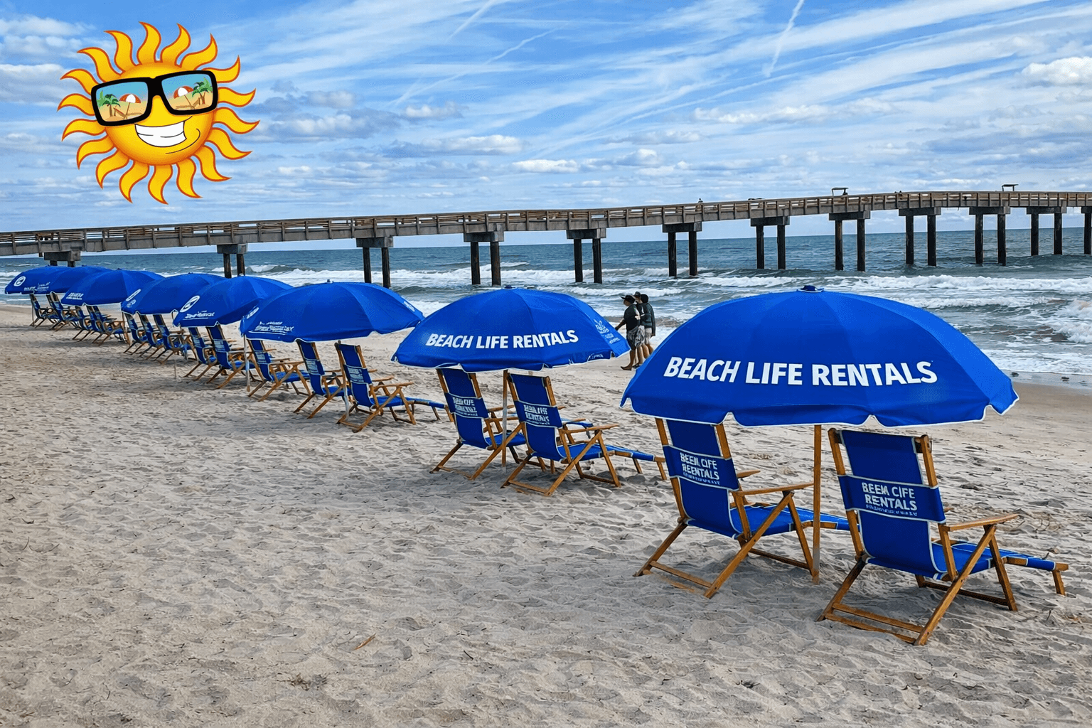 Full-Week Beach Chair & Umbrella Setup in Jacksonville Beach — Delivered & Installed photo 3