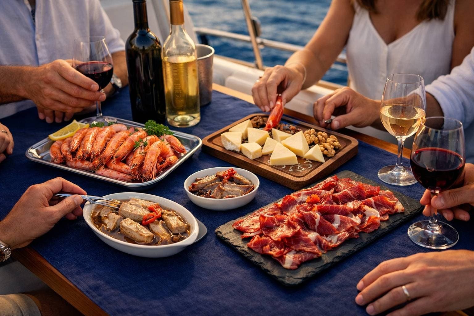 Gourmet Sail in Cádiz Bay: 3-Hour Tasting Aboard a Private Sailboat photo 2