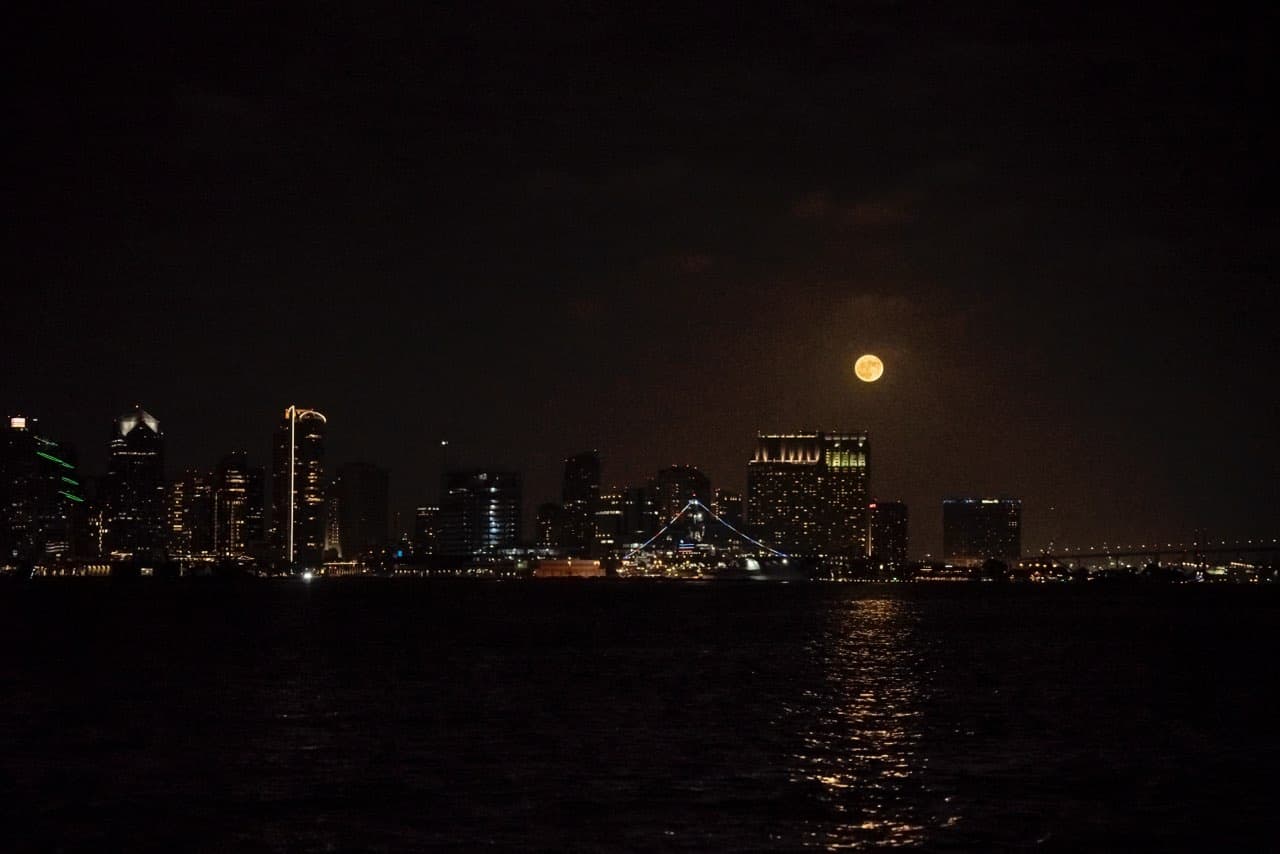 Sunset & Moonlight Sailing with San Diego Sailing Tours