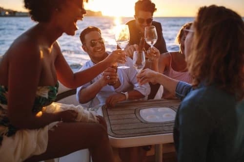 Water-Activities & Sea You Aboard: Sunset Boat Tour in Capri from Sorrento