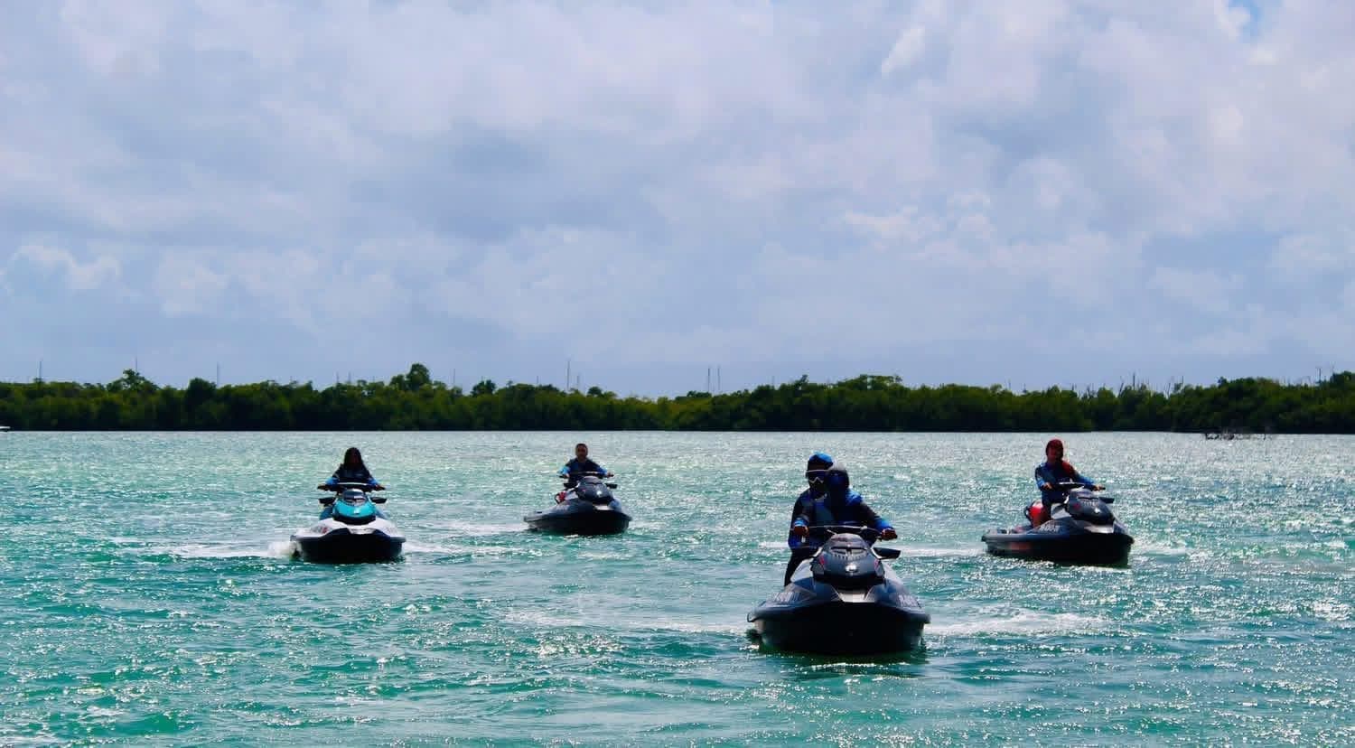 Caribbean Jet Ski & Kayak Combo: 1-Hour Group Adventure