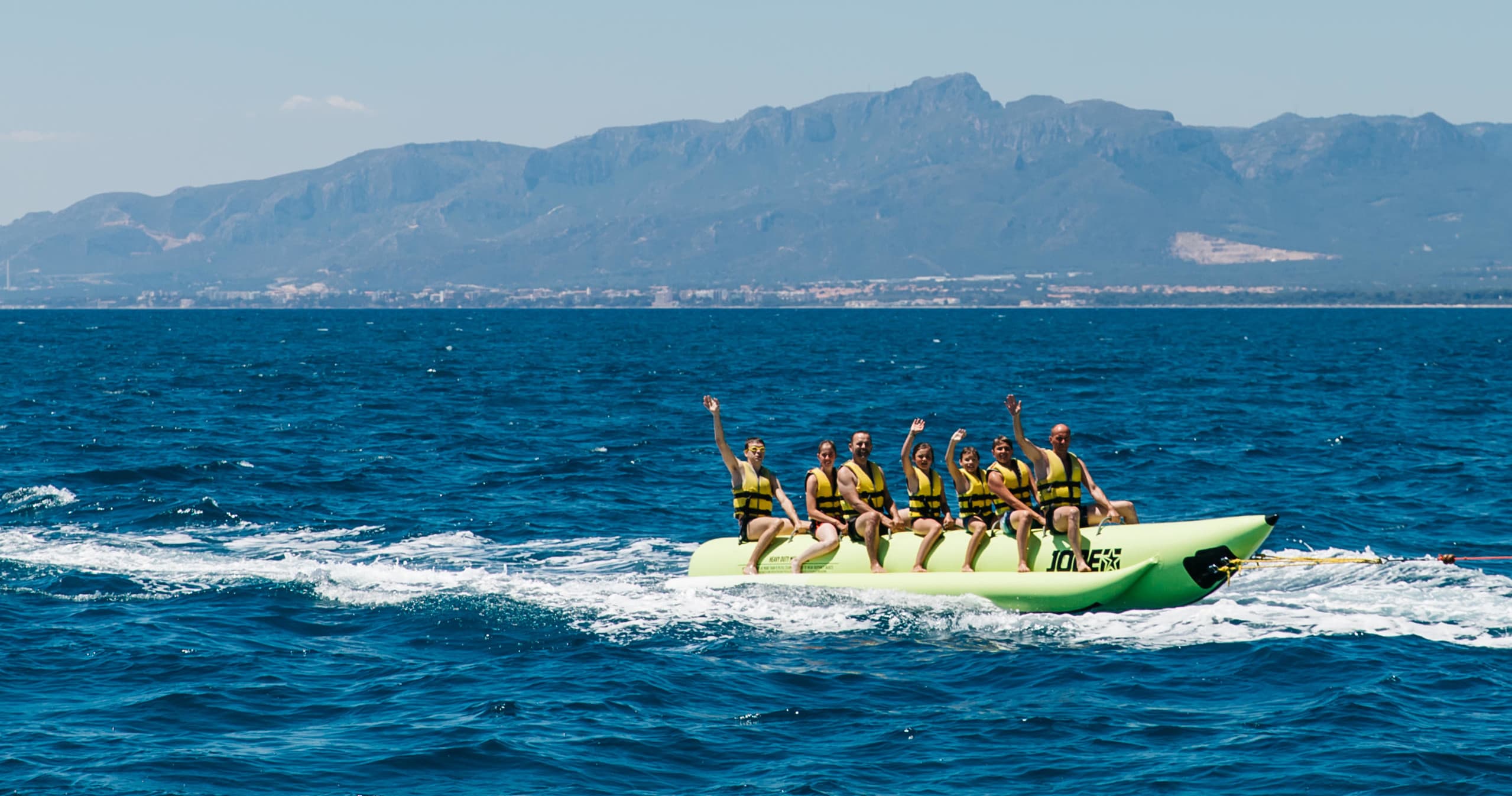 Water Activities & Nautic Parc Costa Daurada I Terres De L’Ebre: Thrilling Banana Boat Ride