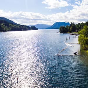 Leisure Pontoon Cruises with Kaatza Adventures in Lake Cowichan