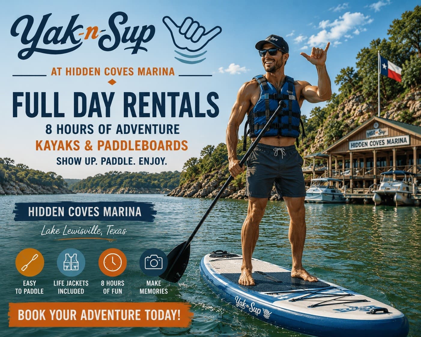 Paddle Canyon Lake: Full-Day Kayak and SUP Rentals with Yak N Sup in Mesa, AZ