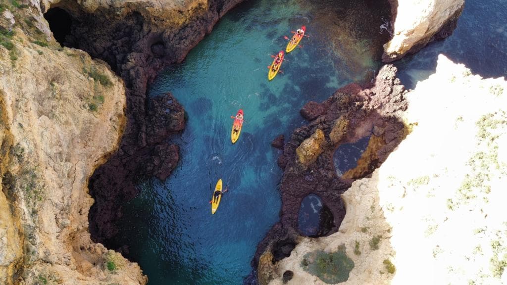 Kayaking Ponta da Piedade with Bluefleet in Lagos