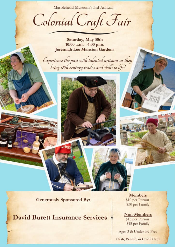 Colonial Craft Fair at Jeremiah Lee Mansion: Hands-On 18th-Century Trades in Marblehead