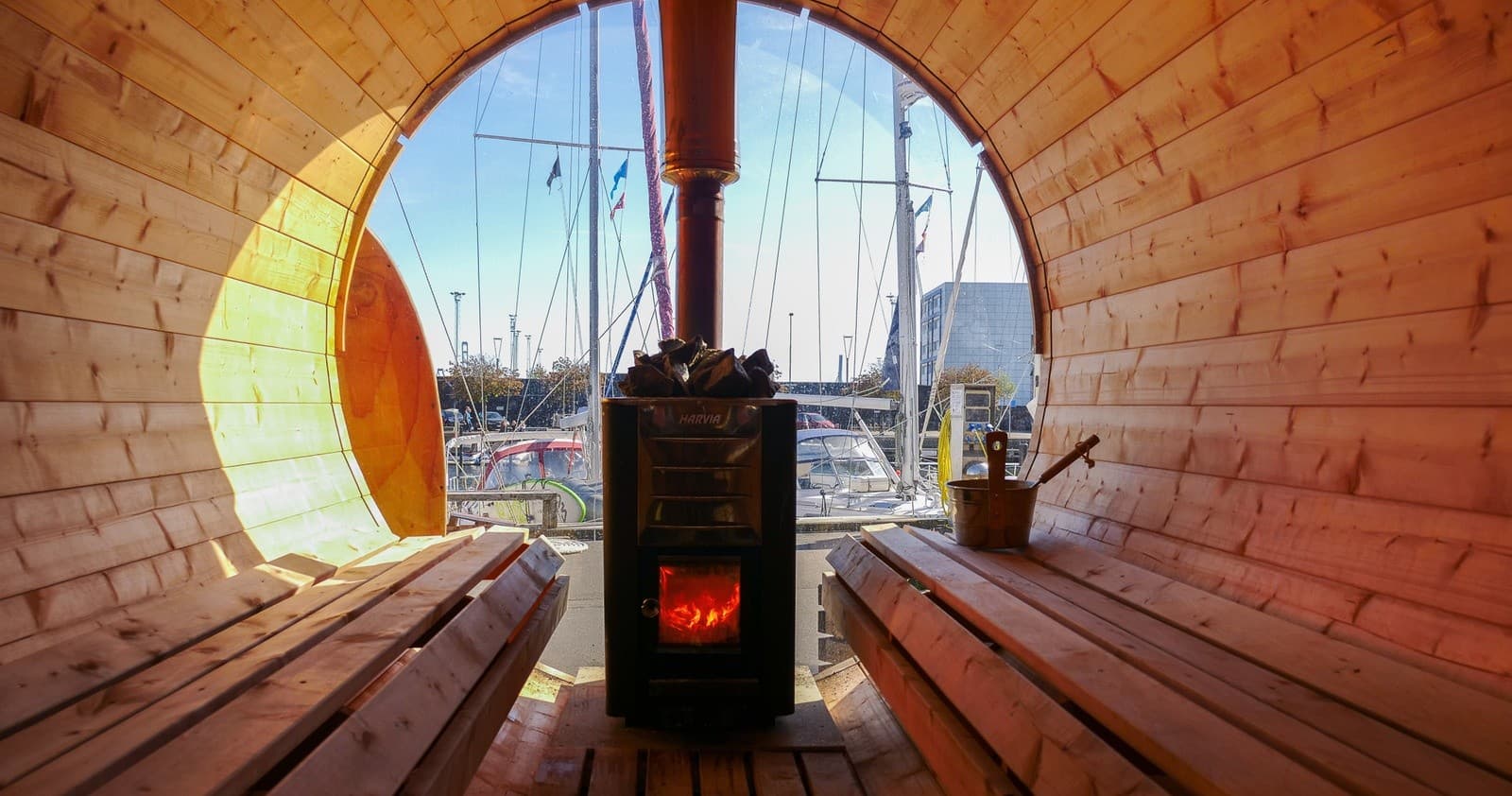 Private Sauna Experience with Surf Agency in Aarhus