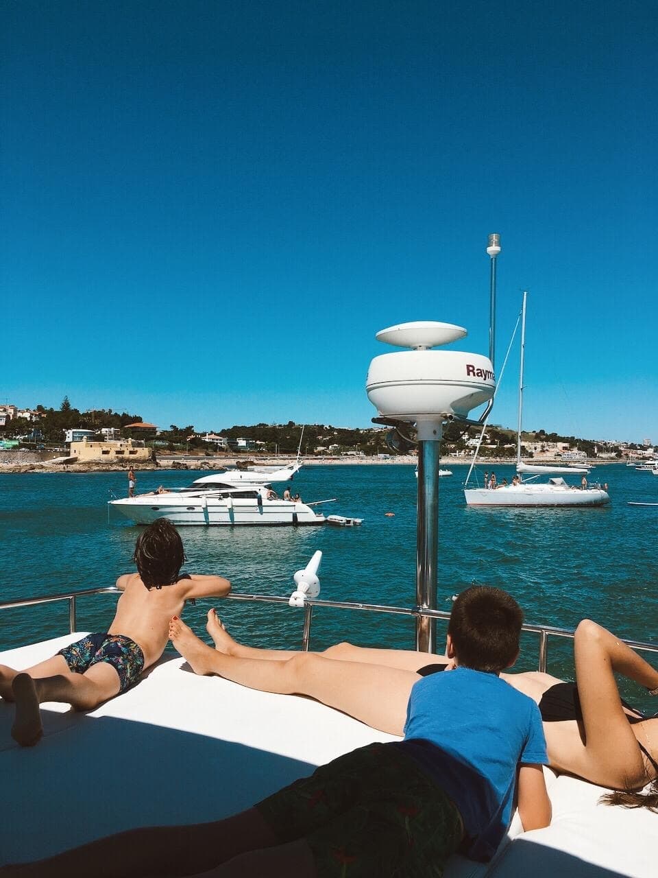 Family Catamaran Trip with Royal Marine in Cascais