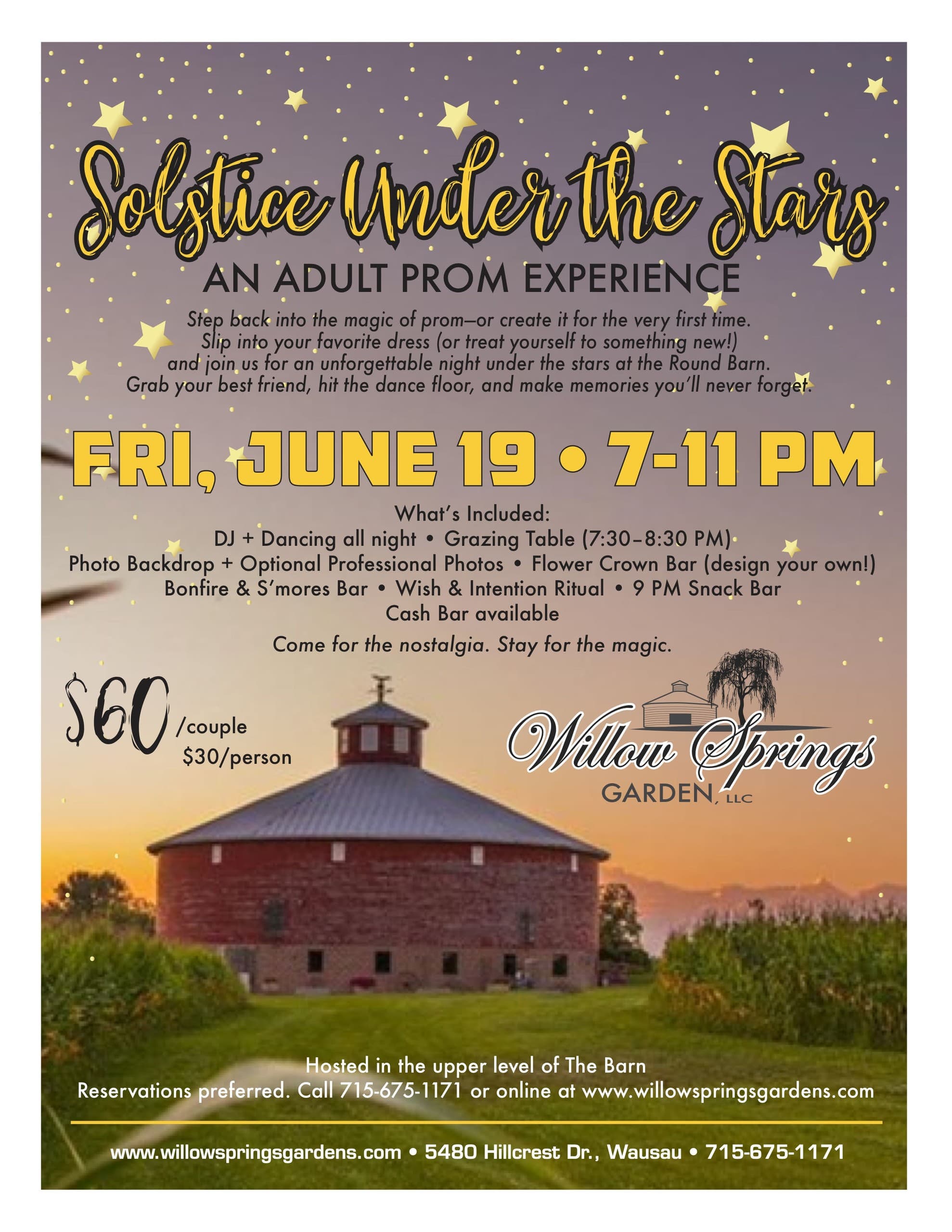 Solstice Under the Stars: Round Barn Summer Dance in Wausau photo 1