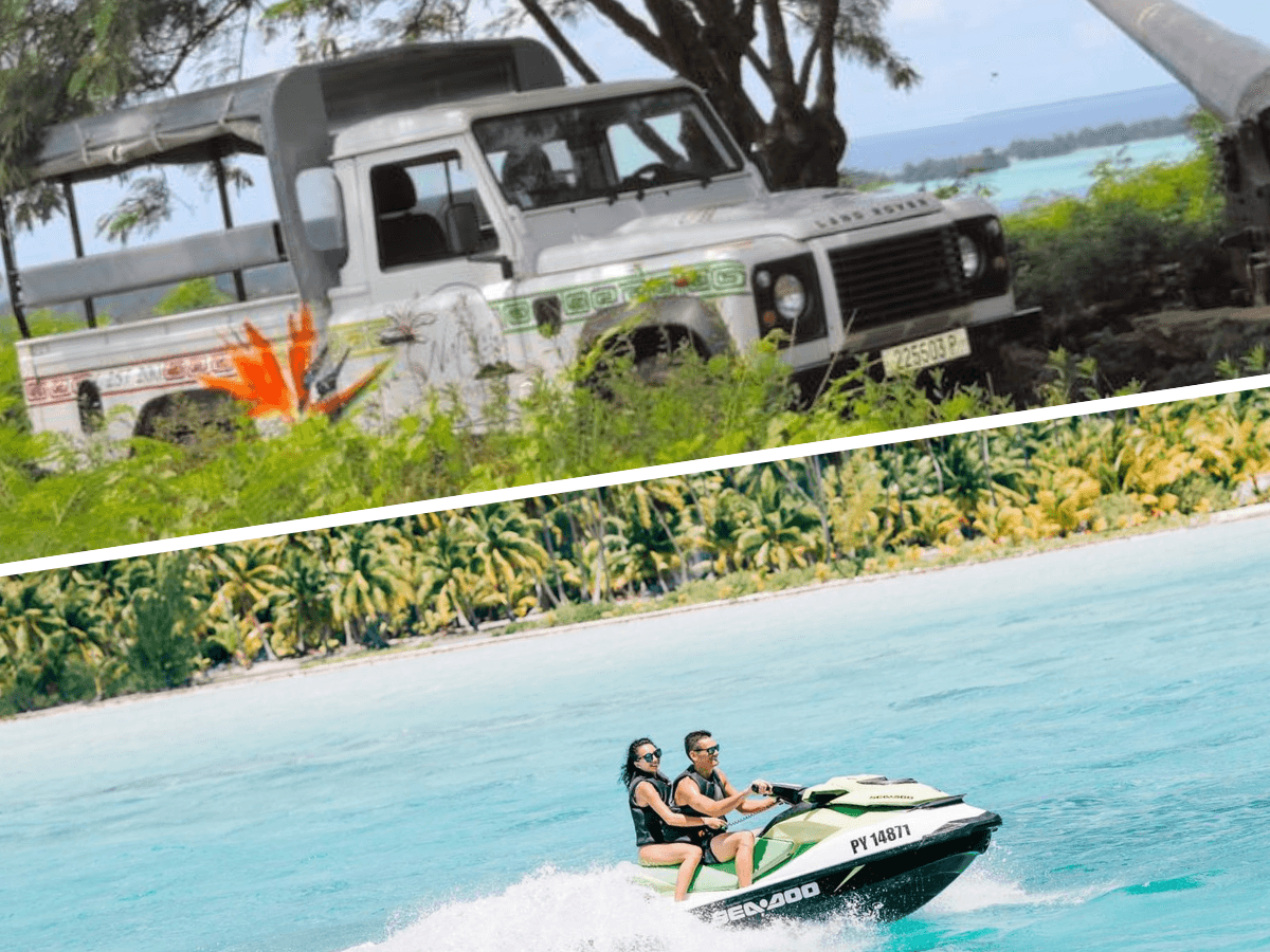 Bora Bora Land & Jet Ski Combo with Moana Adventure Tours