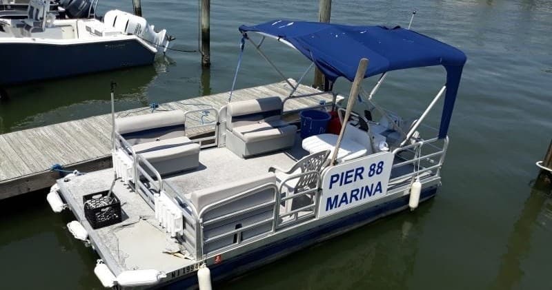 16ft Pontoon Rental in Sea Isle City, NJ