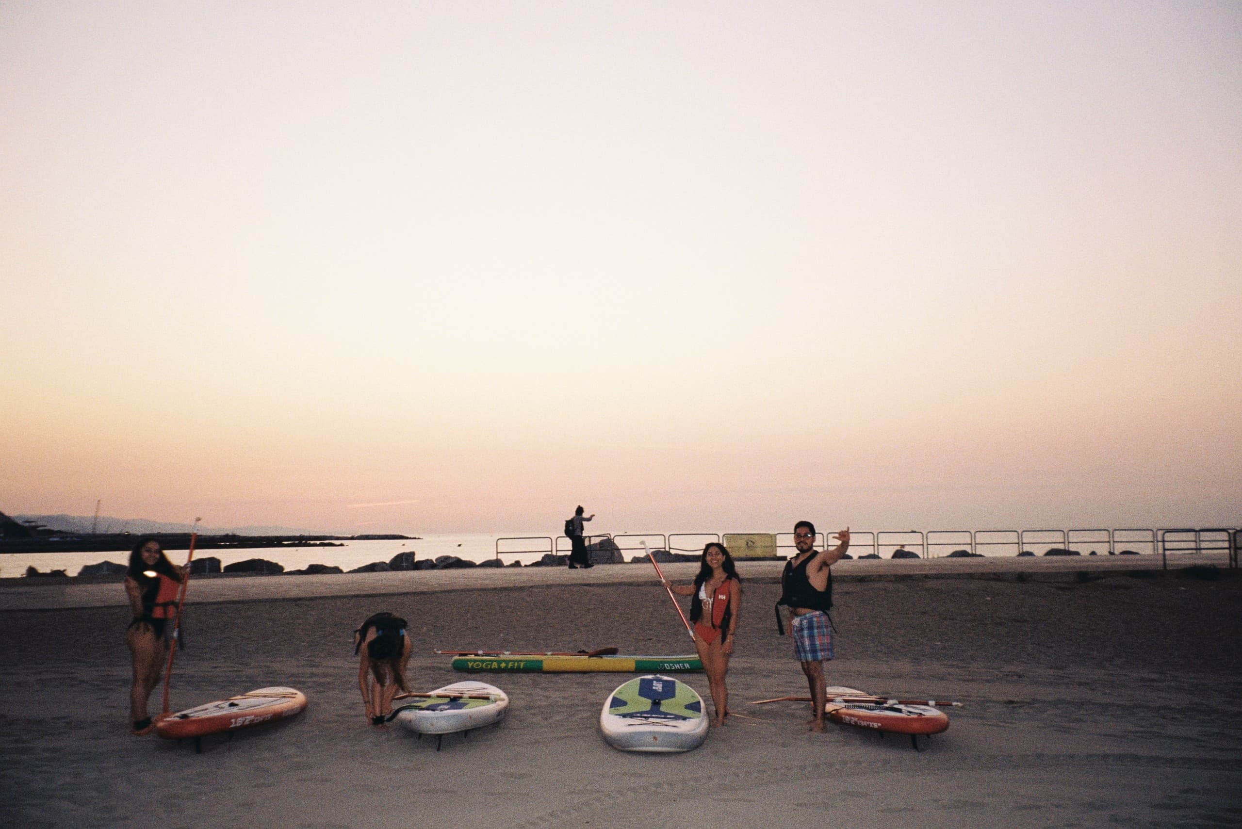 Sunset SUP Session in Barcelona: Paddle, Meditate and Capture 4K Coastline Views photo 1