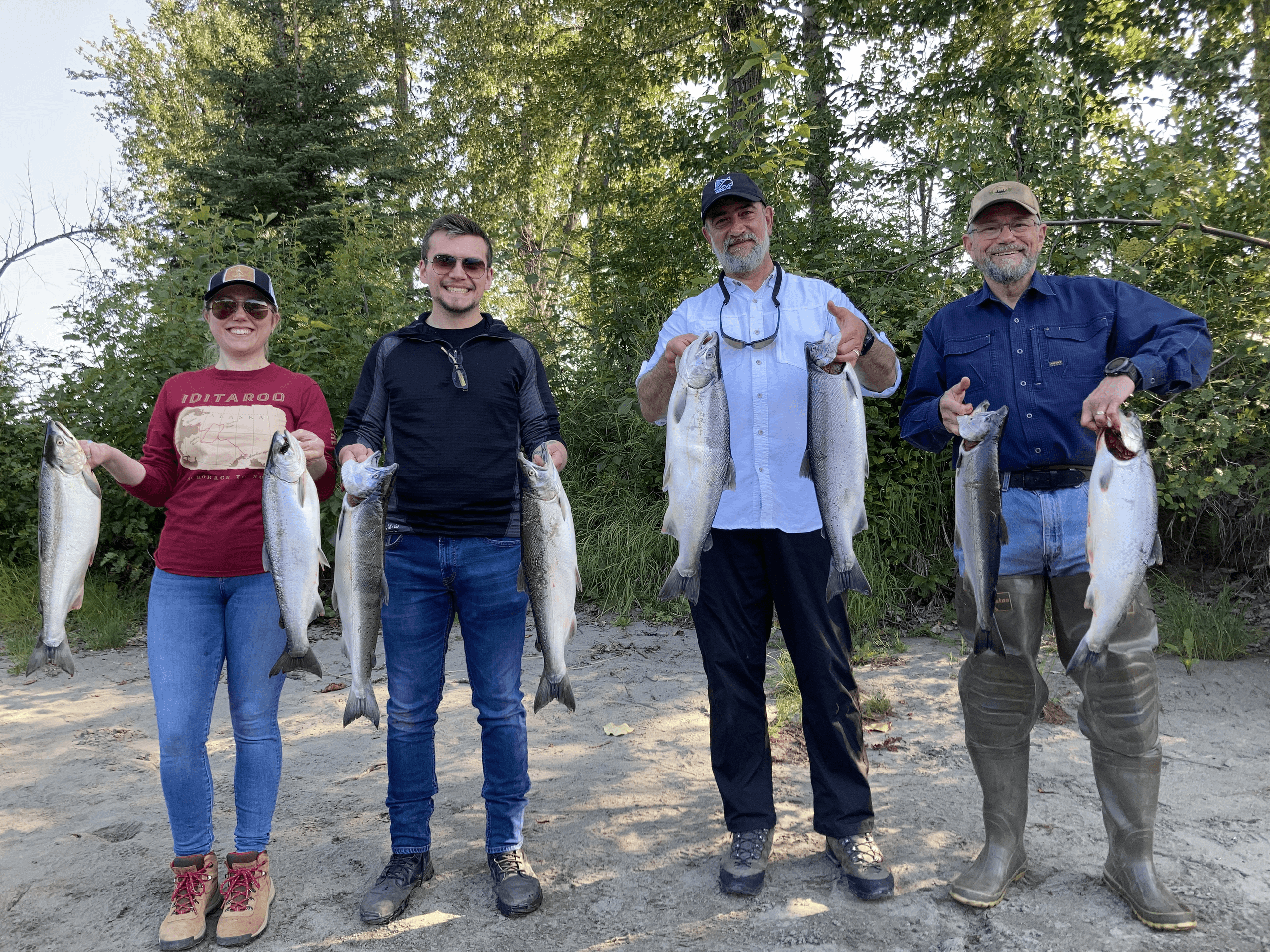 Half Day Salmon Fishing Charter with Alaska Chinook Charters in Wasilla
