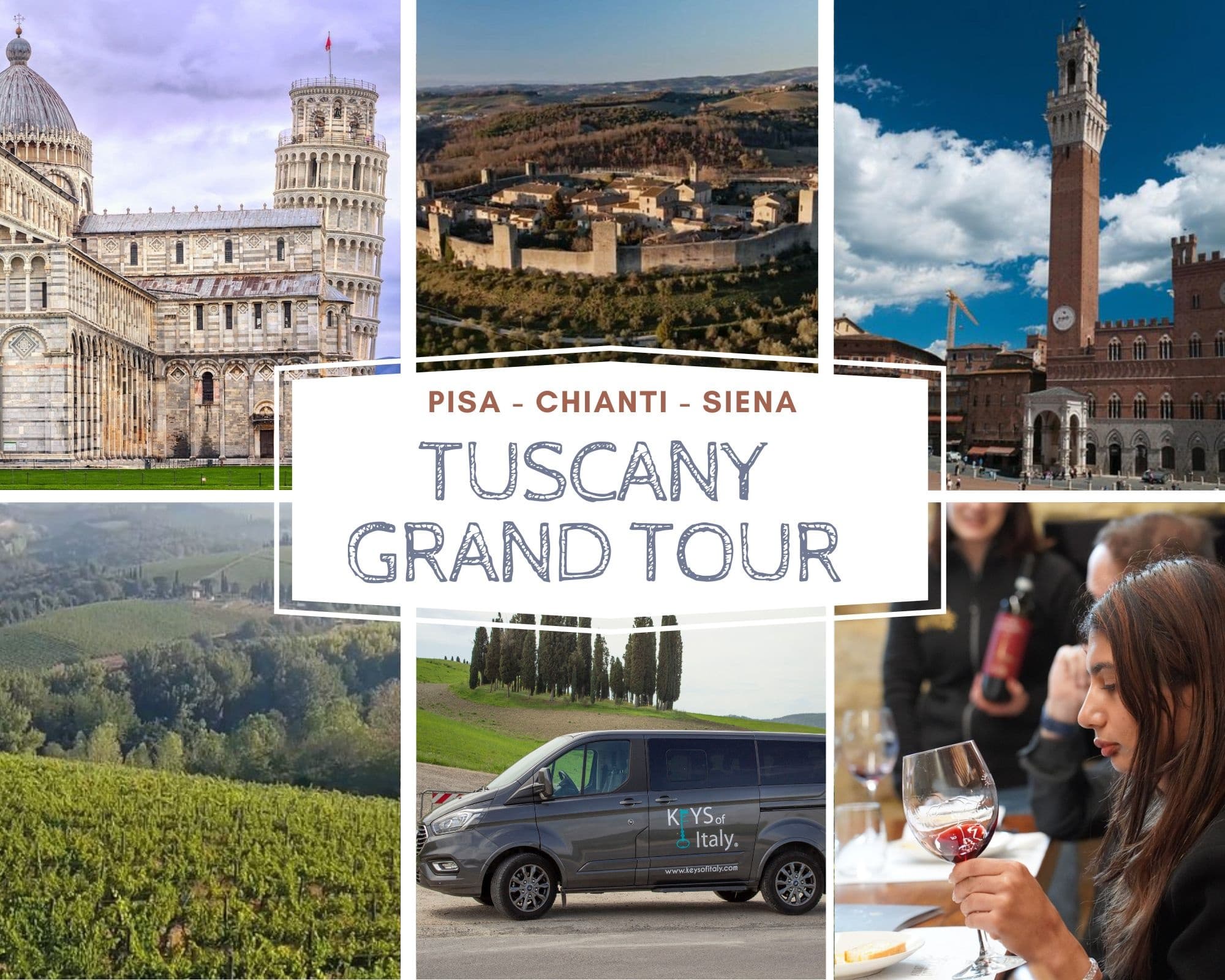 Tuscany Day Tours: Florence to Pisa, Chianti & Siena