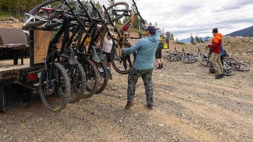 Panorama Mid-Week Mountain Bike Private Shuttles — Party Train, Dirt Miner & Blue Job