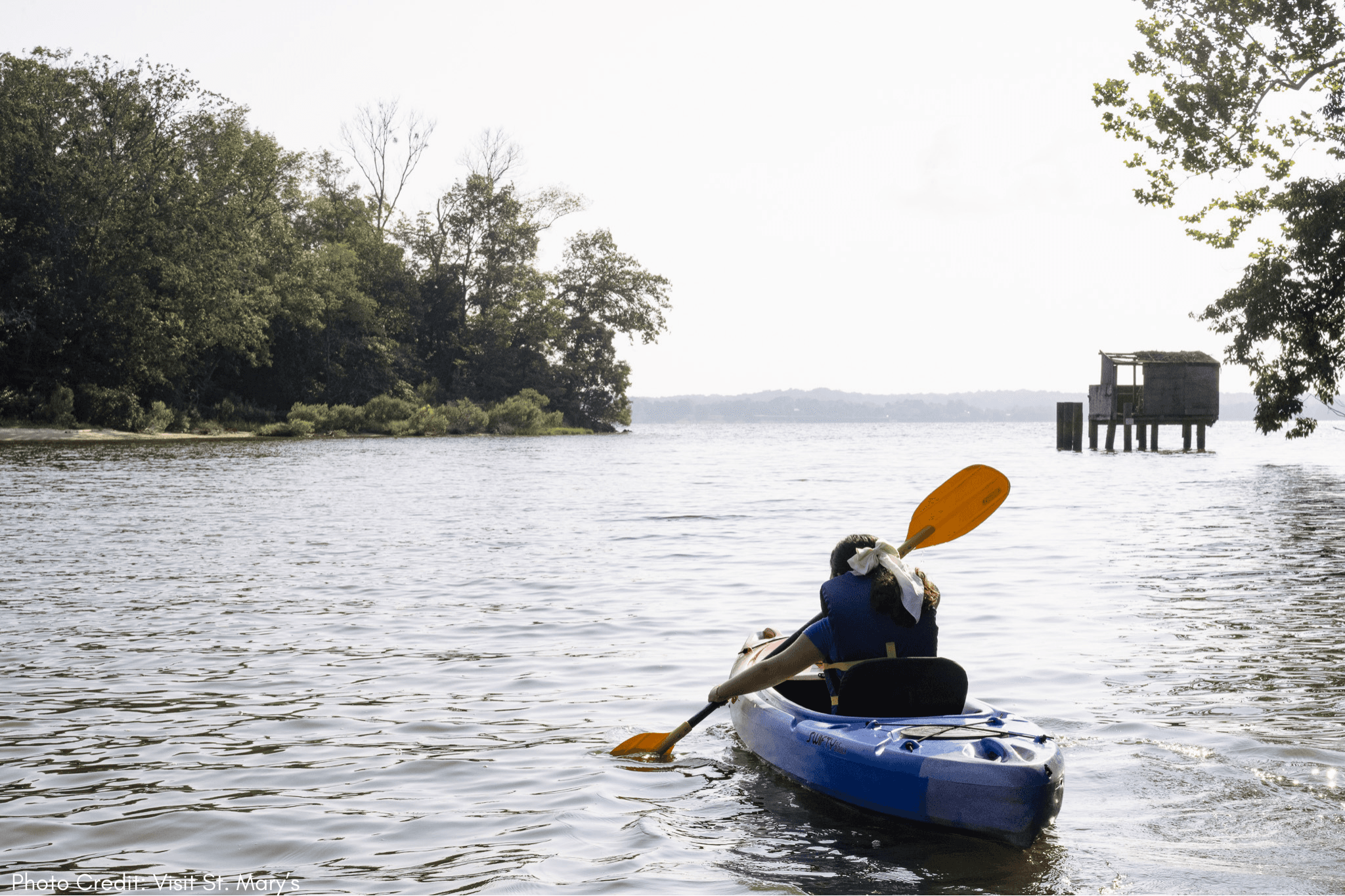 Accessible Senior and Adaptive Kayak Paddles at Greenwell State Park
