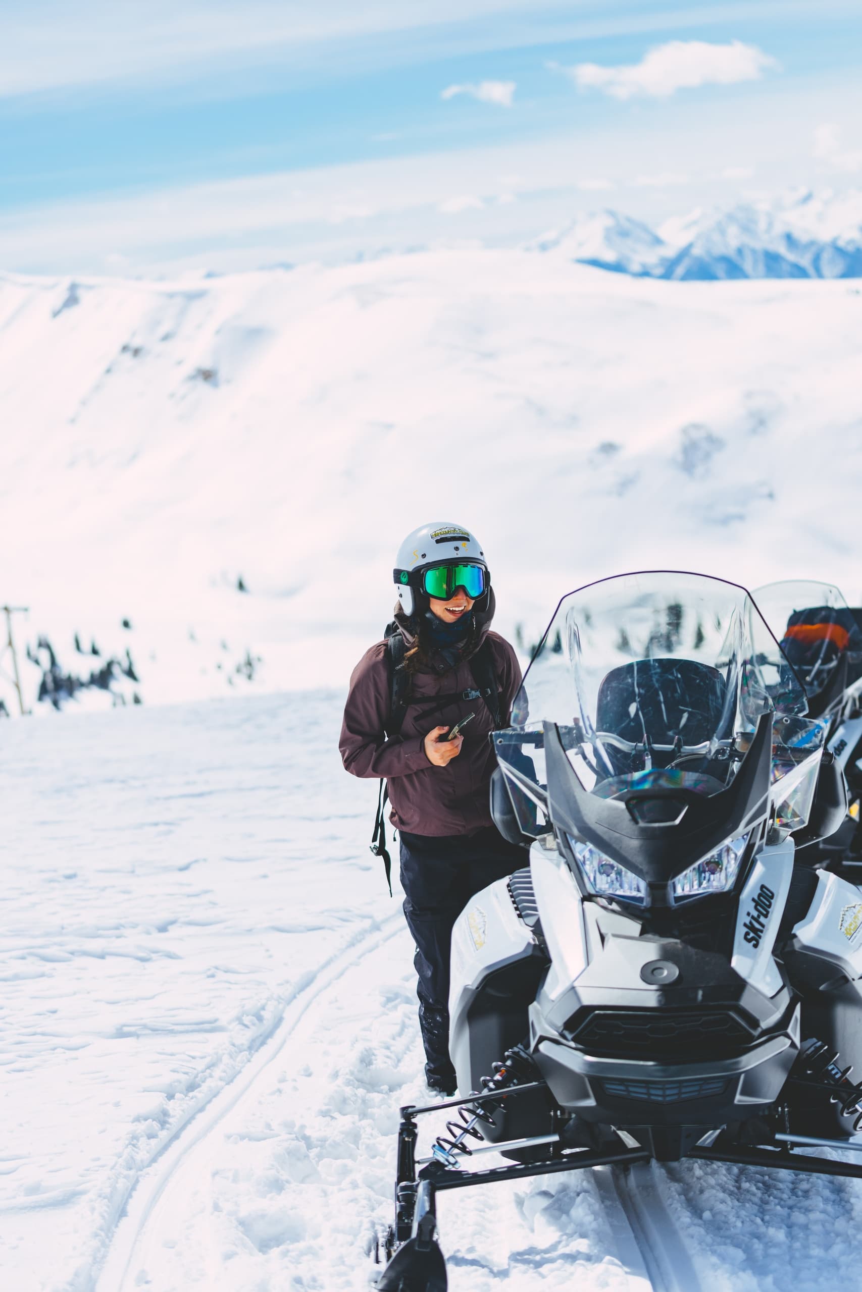 2 Hour Mountain Top Snowmobile Tour in Leadville, CO