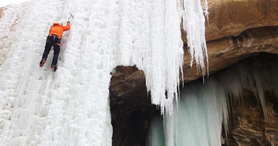 Ice Climbing Skills with Red River Adventures in Utah