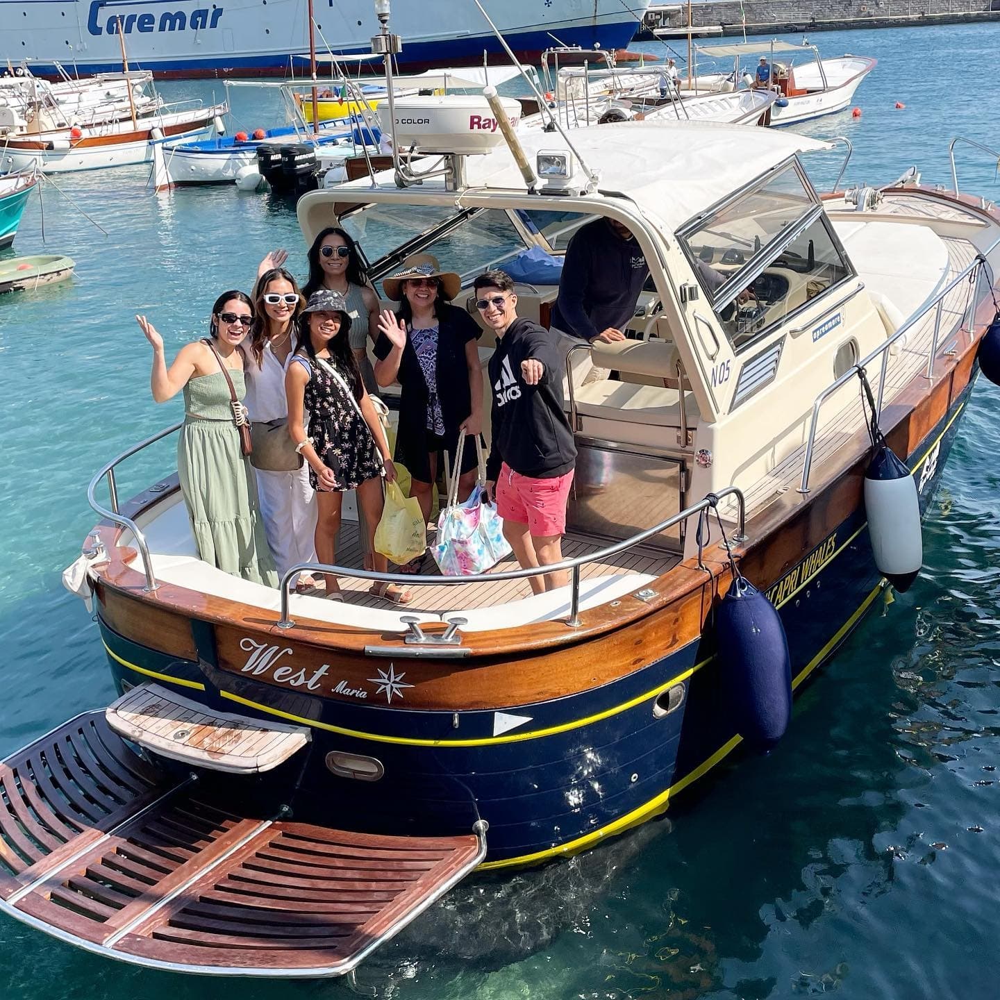 Capri Boat Tour Adventure with Capri Whales