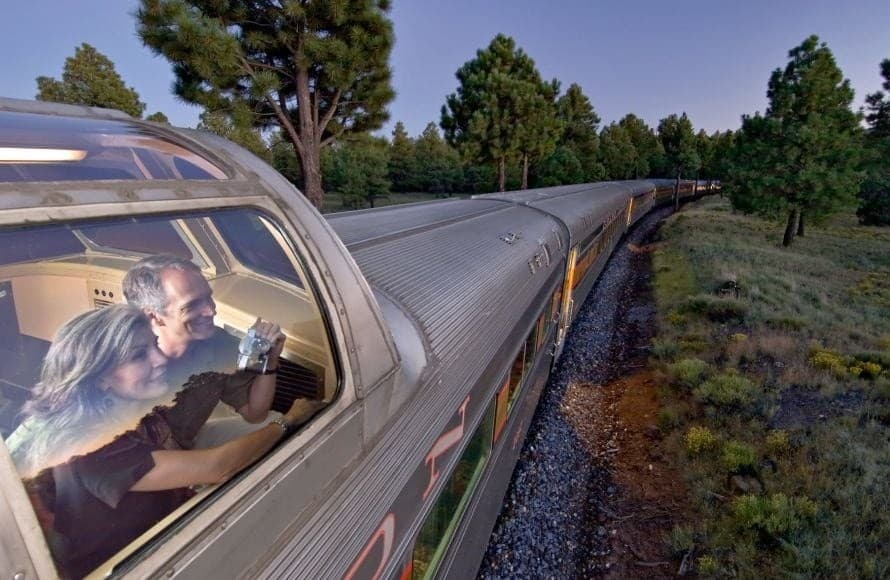 Observation Dome: Glass-Roof Train with Panoramic Views in Williams, Arizona