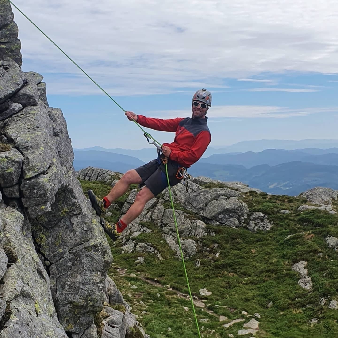 Climbing on Ulriken with Norway Mountain Guides in Bergen