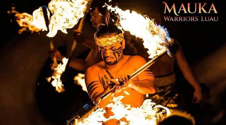 Mauka Warriors Luau: Kapolei Luau with Fire-Knife Show & Diamond Head Views photo 3