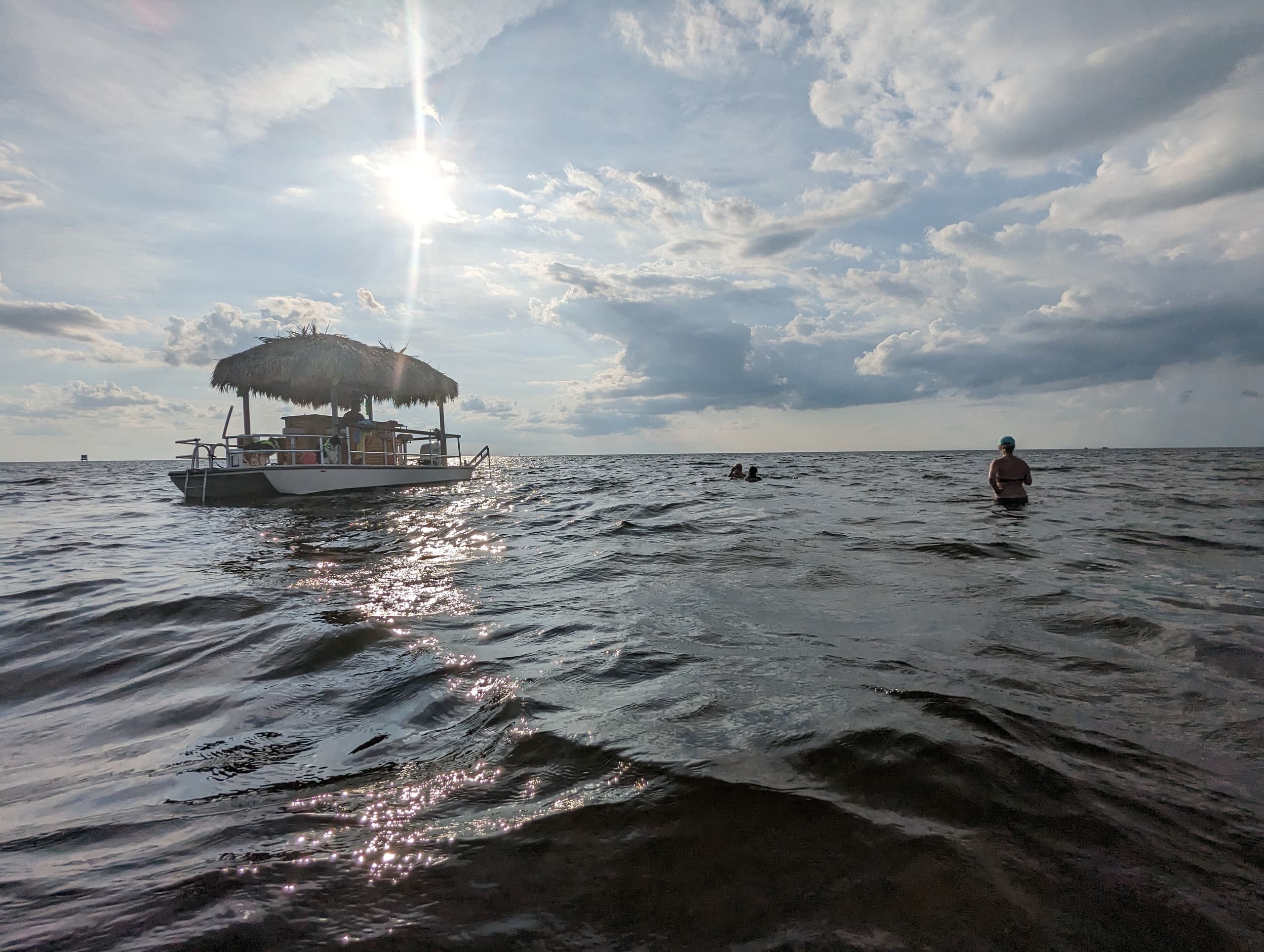 Mid-Day Tiki & Skiff Cruise in Salvo NC: Family Fun and Relaxation on the Water